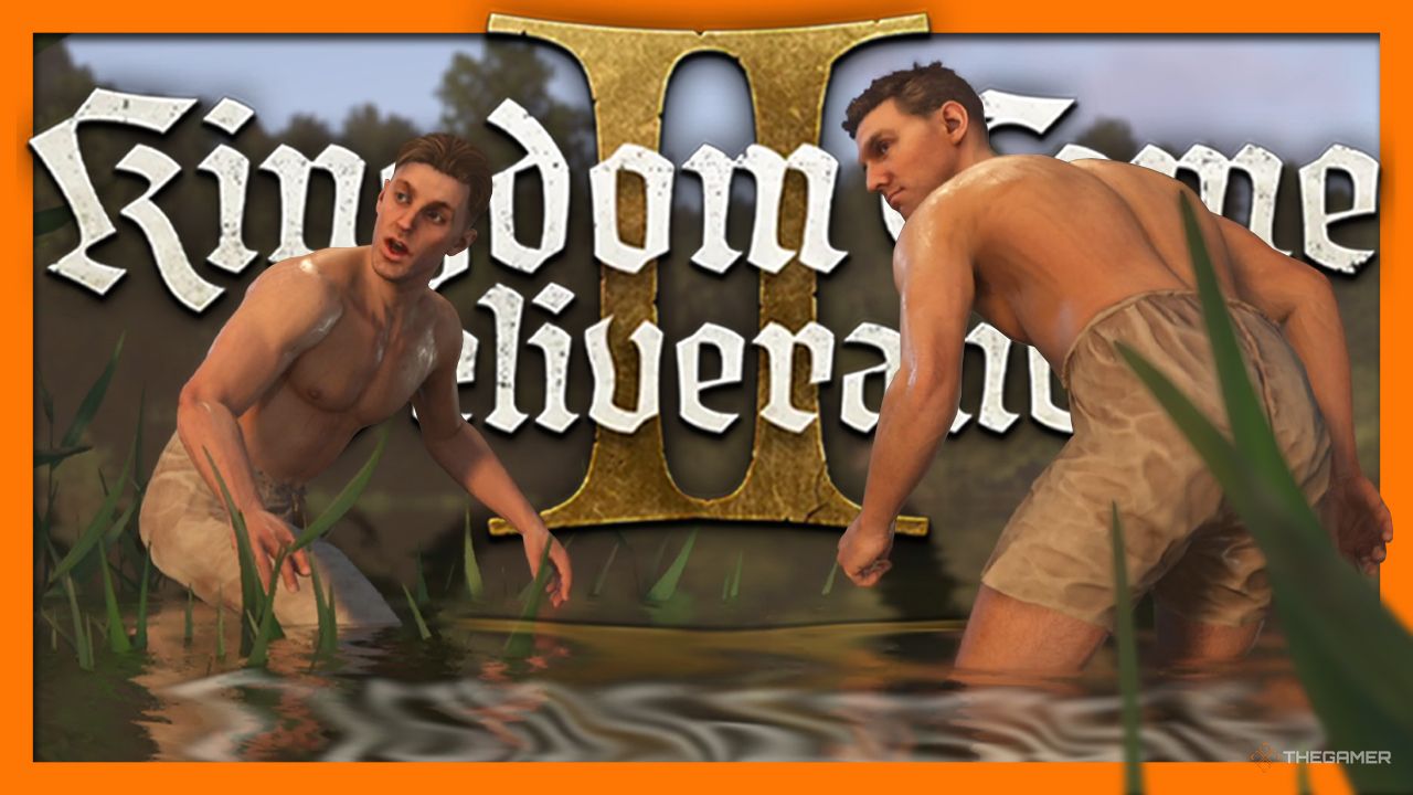 KCD2 Henry and Hans naked in a pond