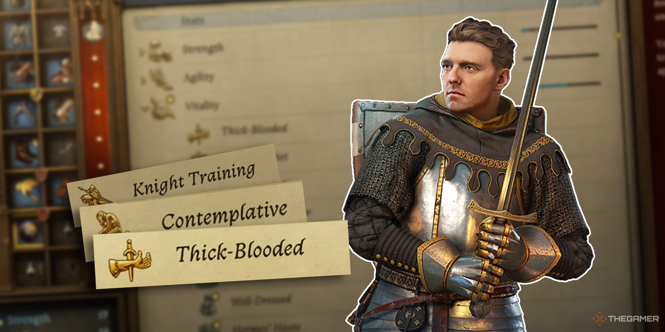 KCD2 Henry and Skill listed next to him