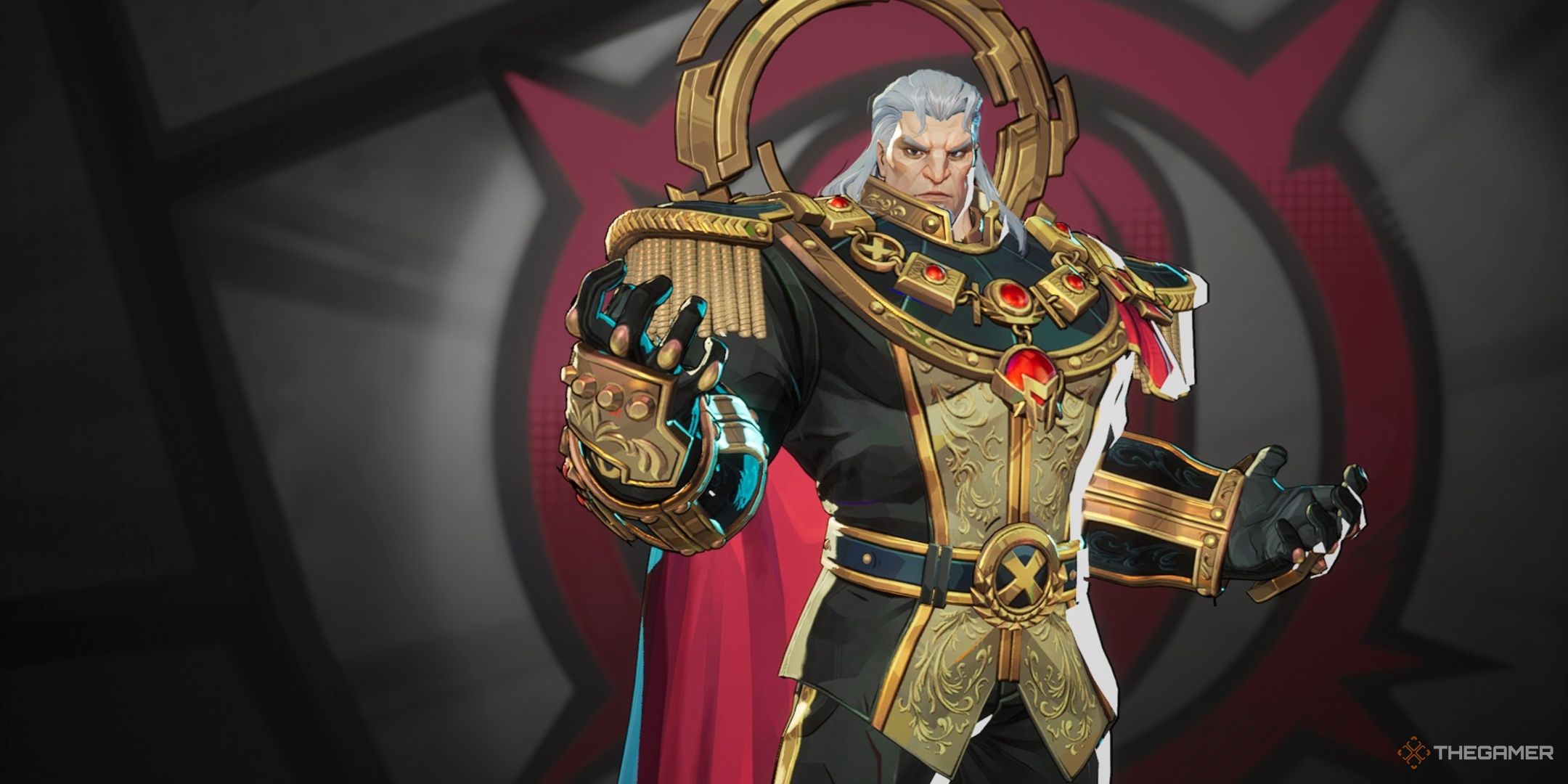 Magneto wearing the King Magnus skin in Marvel Rivals.