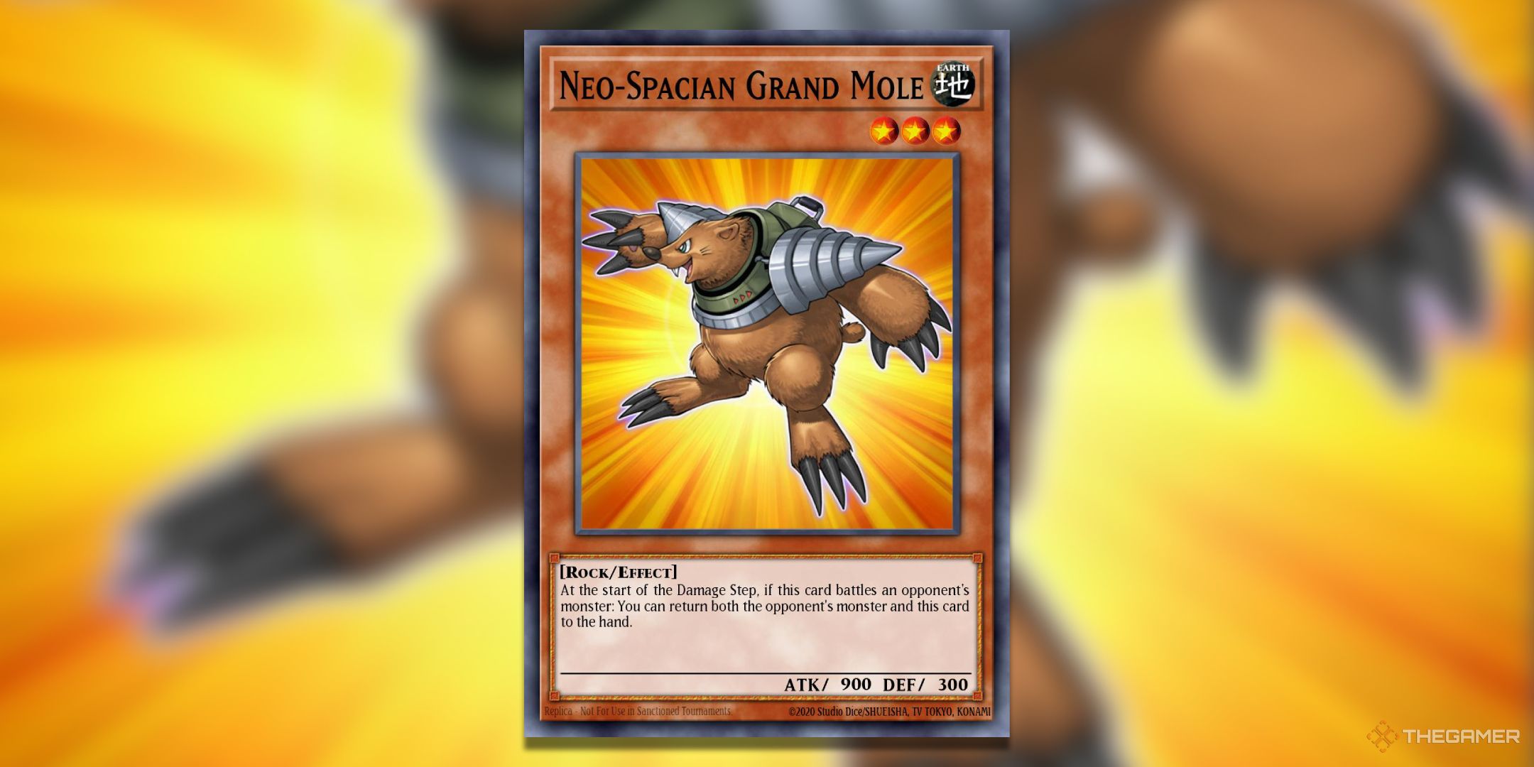 Neo Spacian Grand Mole Yu-Gi-Oh! هنر کارت TCG.