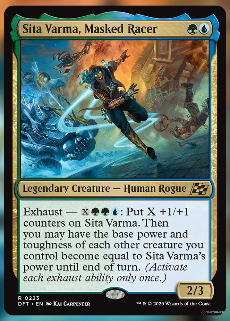 Sita Varma, Masked Racer