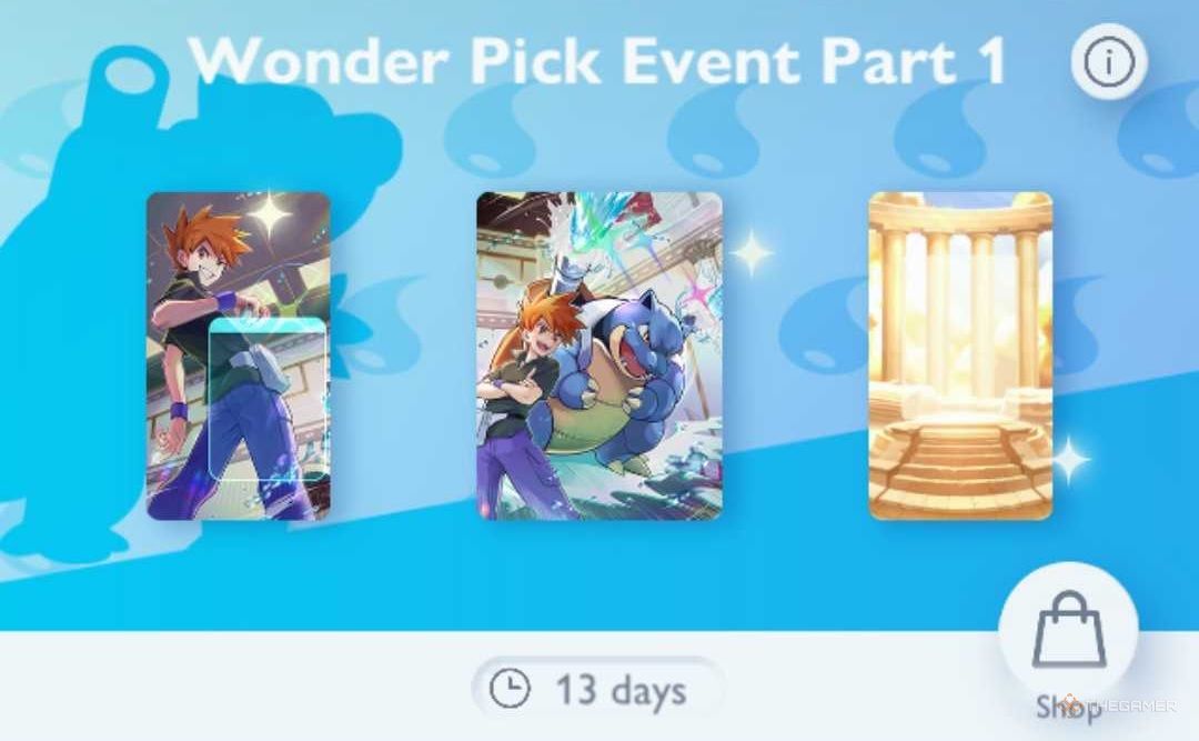 Squirtle And Charmander Wonder Pick Event missions in Pokemon TCG Pocket.