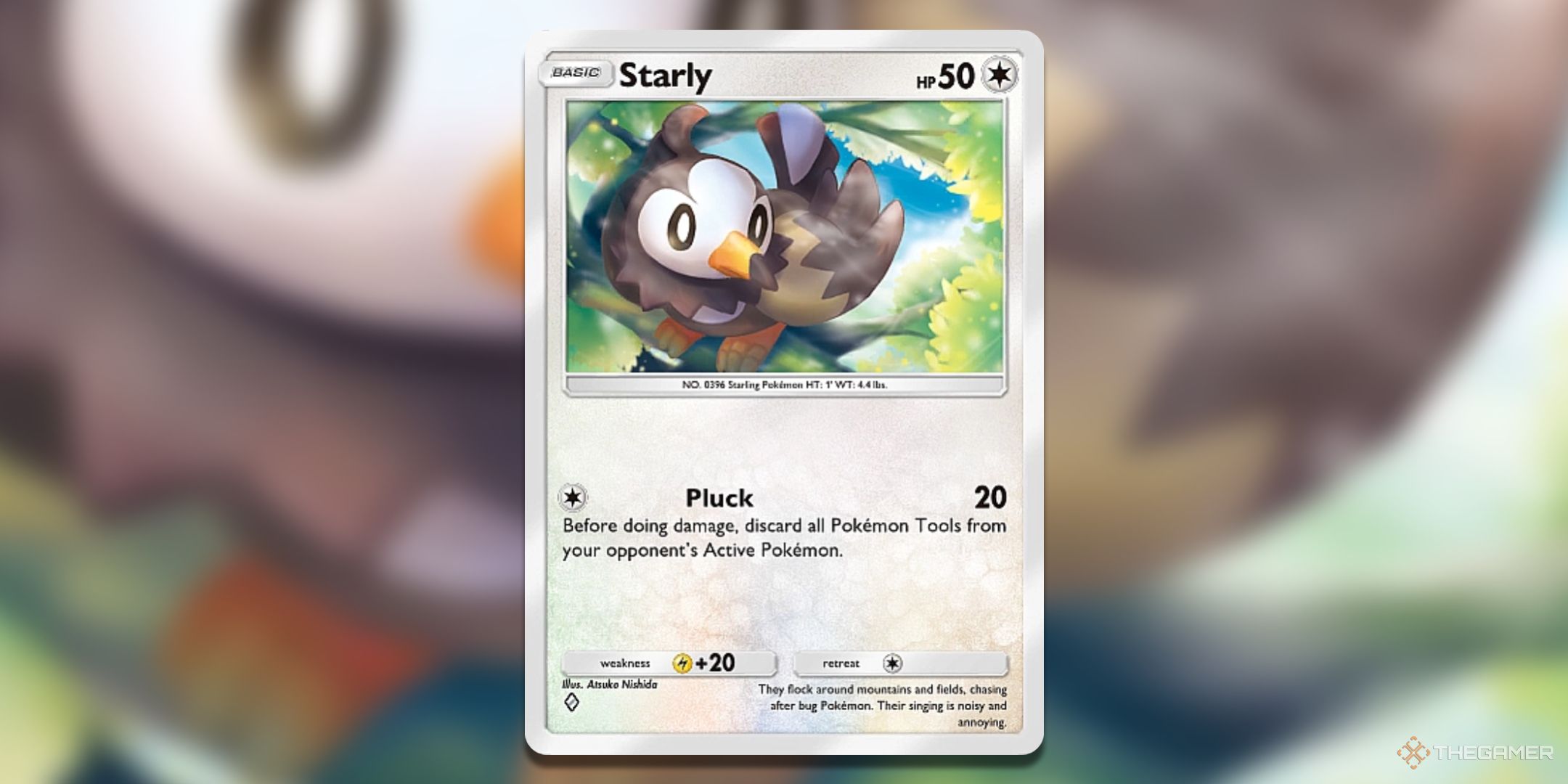 Starly Pokemon TCG Pocket Space Time Smackdown Art.