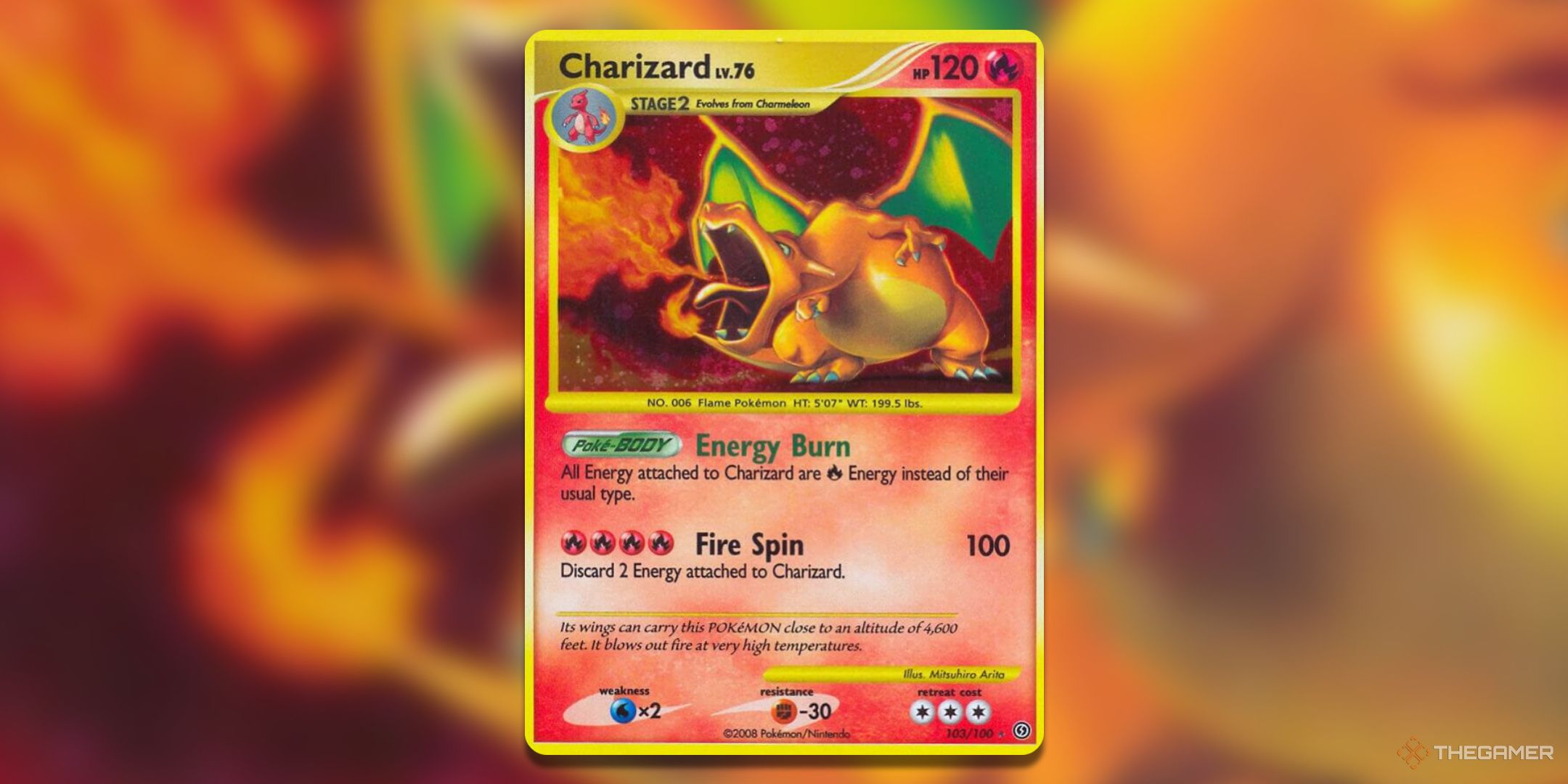 Stormfront Charizard Pokemon TCG card art.