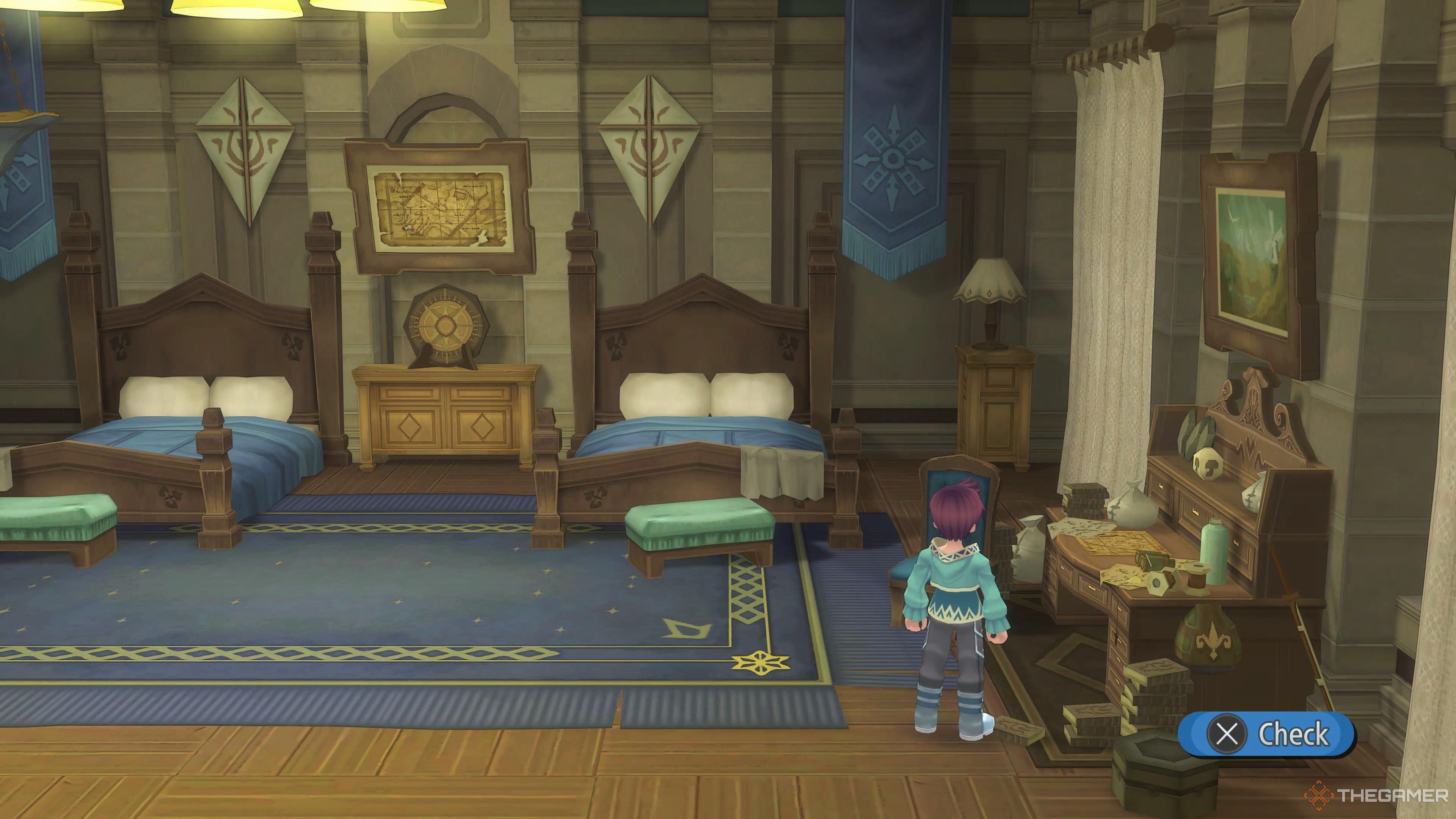 Asbel as a child in his room in Tales of Graces f Remastered