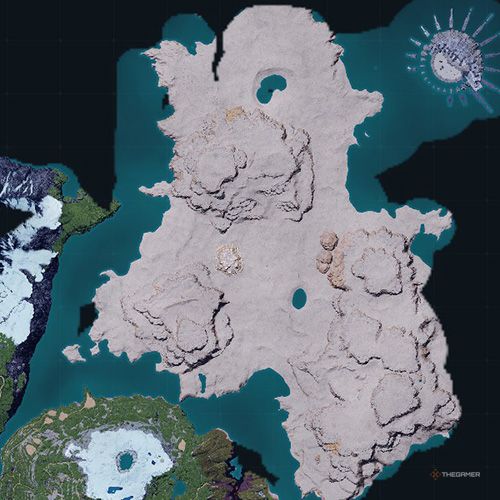 The Dessicated Desert&rsquo;s location is displayed on the map in Palworld