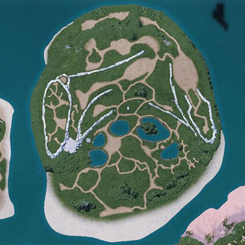 The Ice Wind Island&rsquo;s location is displayed on the map in Palworld