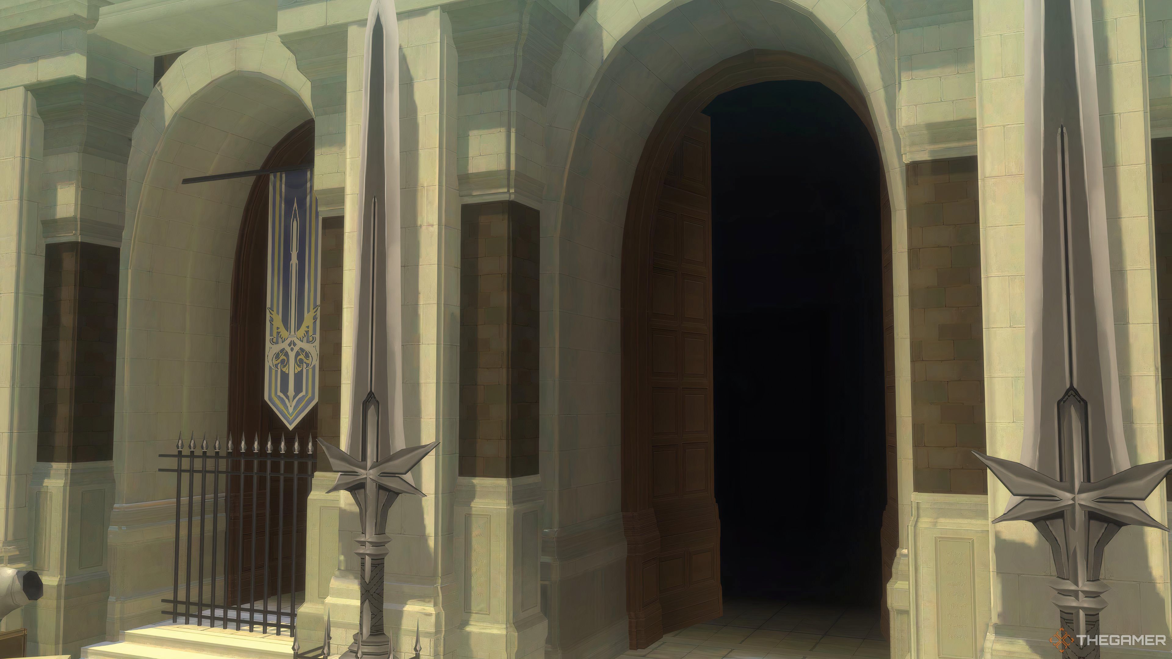 The Knights' Academy doorway in Tales of Graces f Remastered