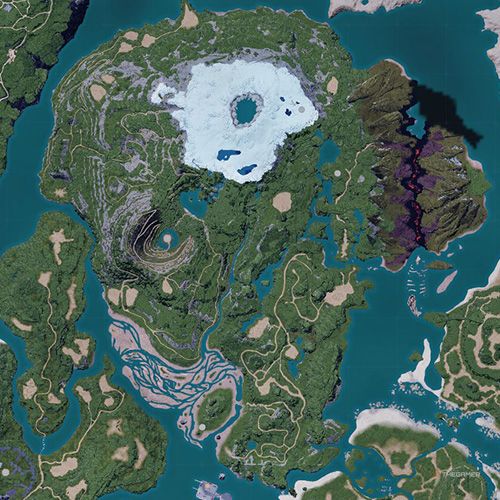 The Verdant Brook&rsquo;s location is displayed on the map in Palworld