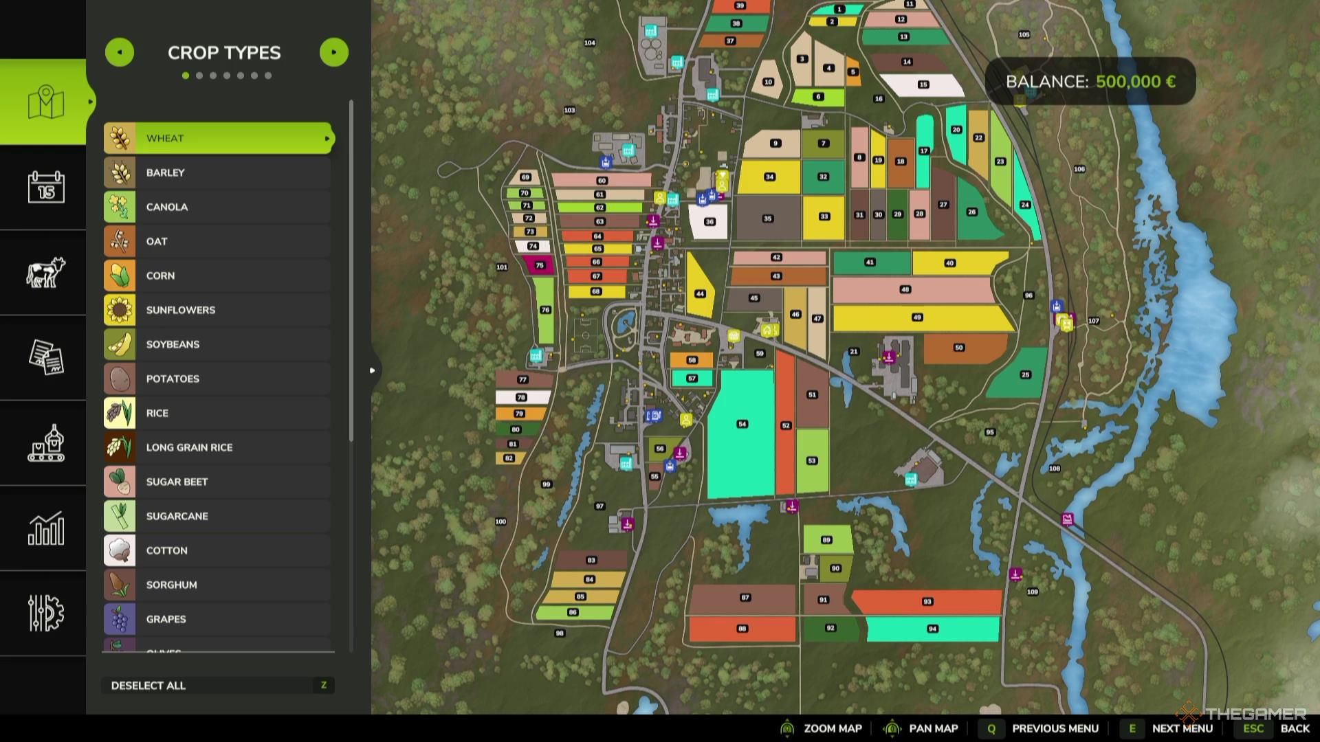 نقشه Zielonka، با تمام کلکسیون‌های موجود در Farming Simulator 25.