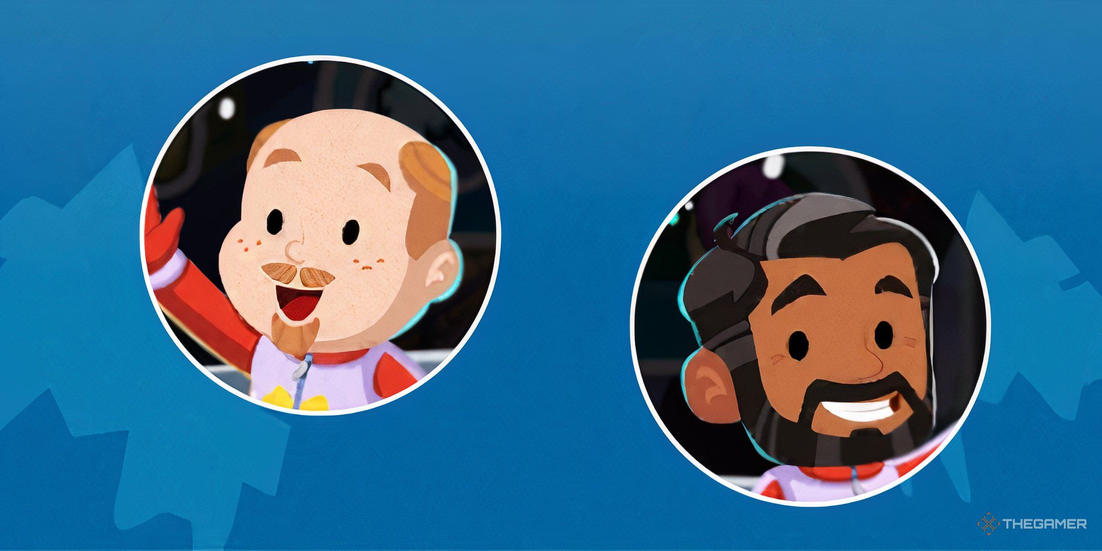 Two characters from Monopoly Go for the Winter Games rewards list.