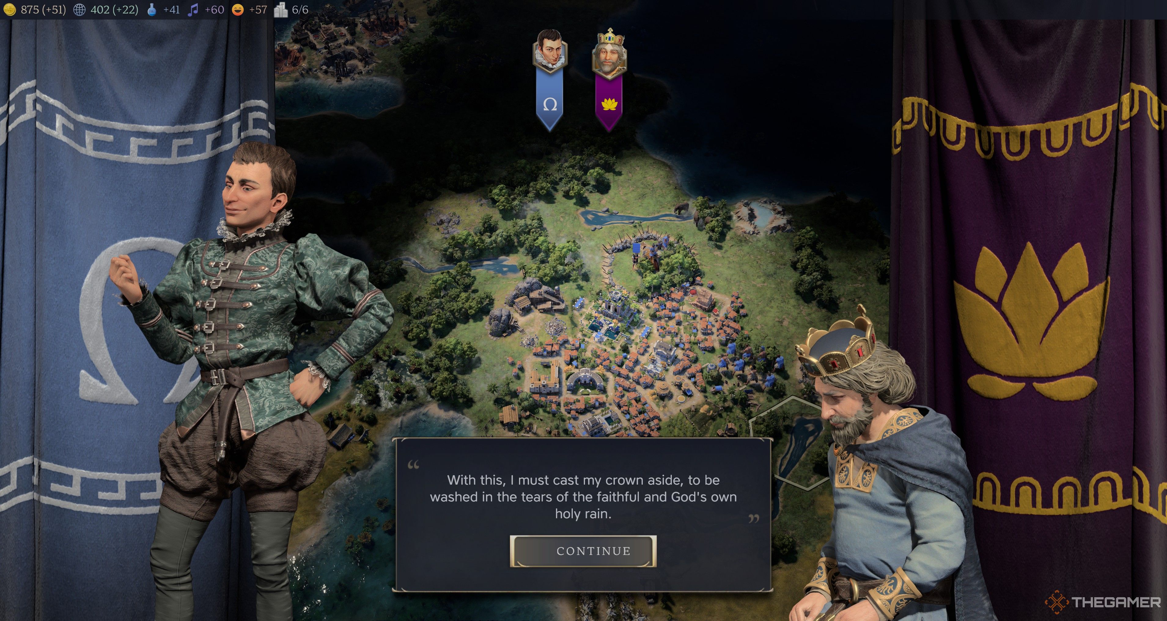 Machiavelli has defeated Charlemagne in Civilization 7