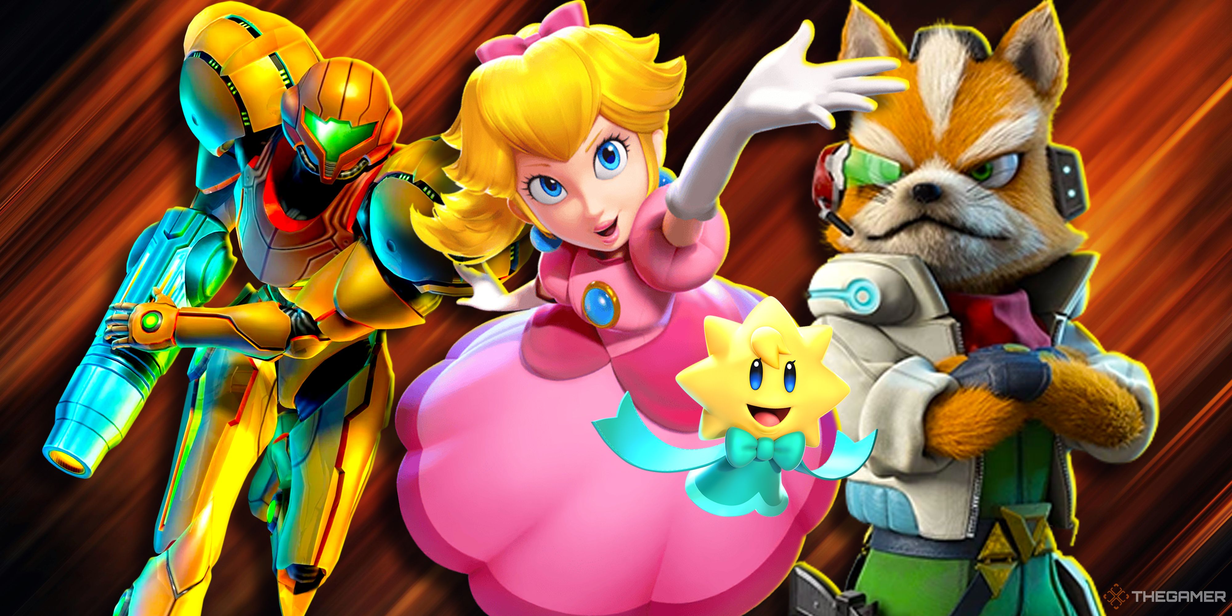 Metroid, Princess Peach Showtime and Star Fox.