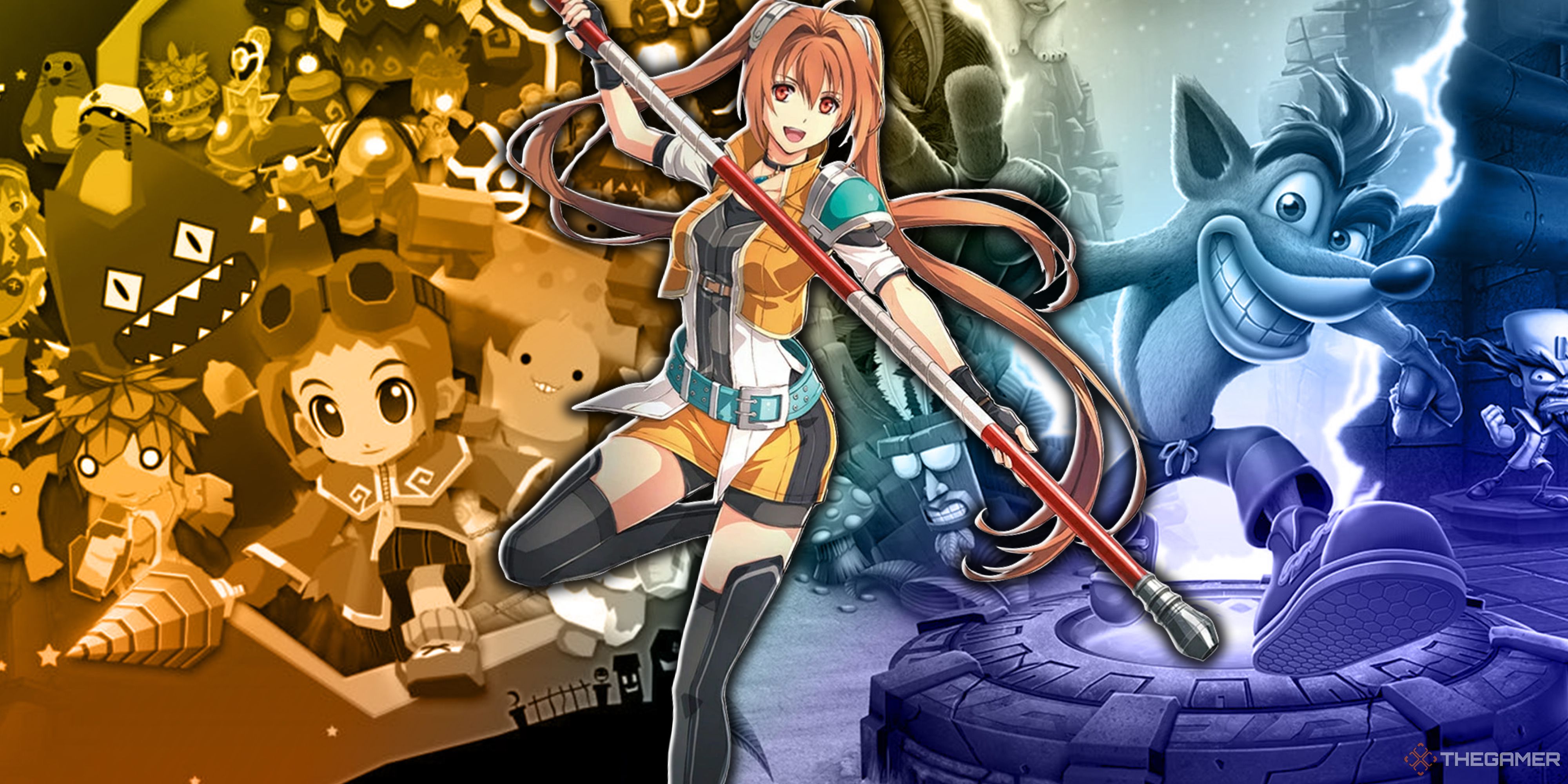 Gurumin A Monstrous Adventure, The Legend Of Heroes Trails In The Sky and Crash Bandicoot N. Sane Trilogy.