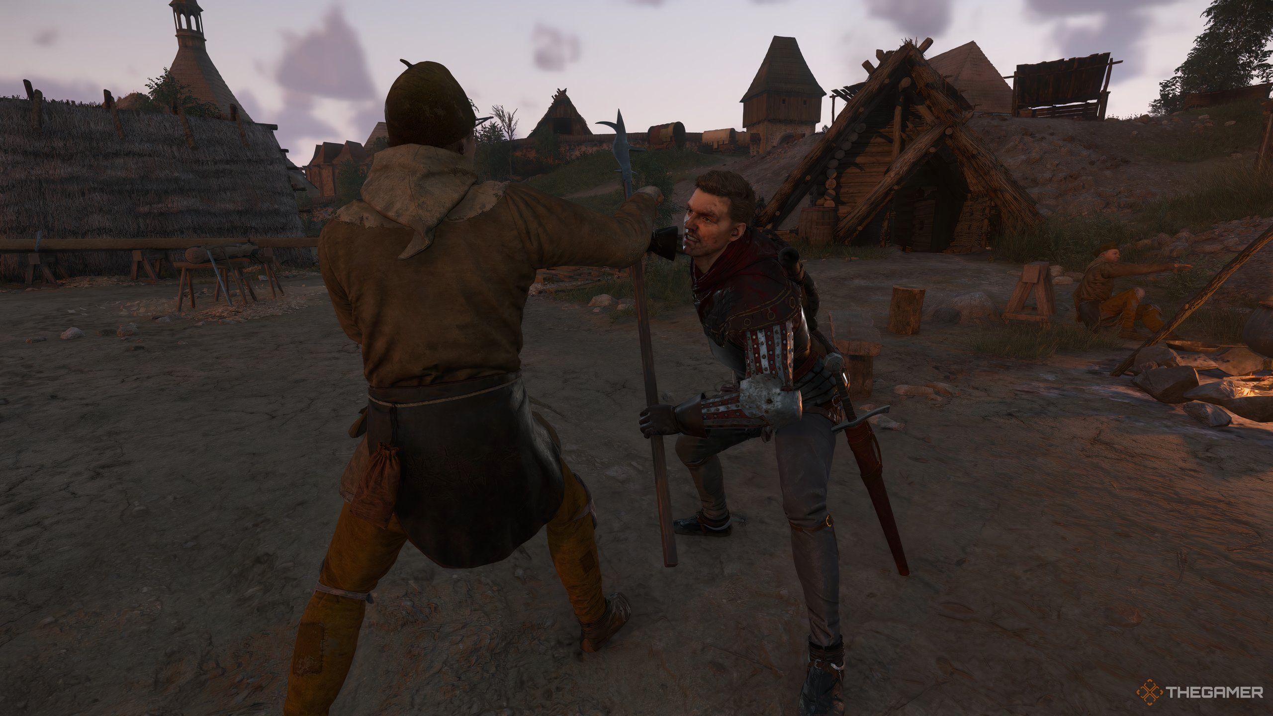 A player dodging a strike in kingdom come deliverance 2.