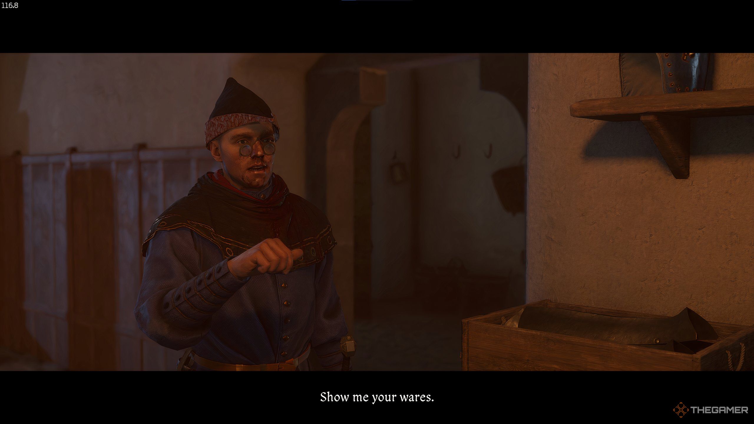 A player in kingdom come deliverance 2 negotiating with a merchant.