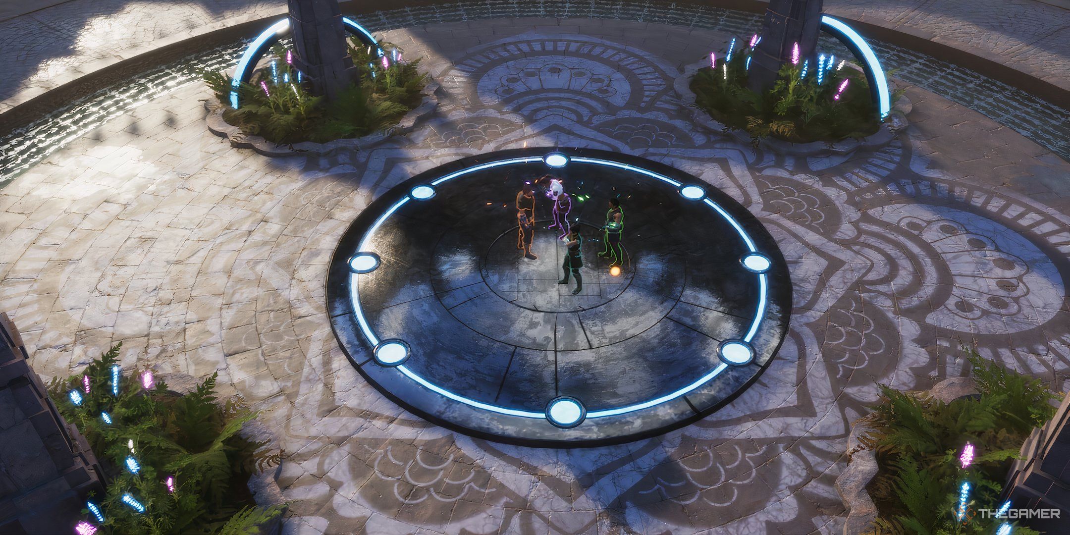 All four playable characters in Coridden.