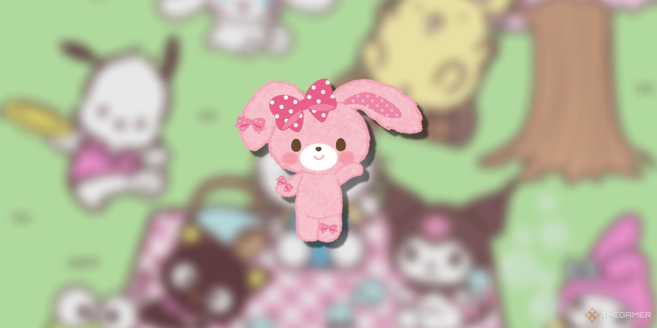 Bonbonribbon بیش از یک پس زمینه مبهم.