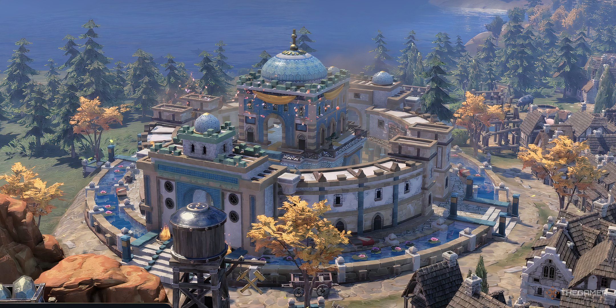 The House of Wisdom Wonder Under Construction In Civ 7.