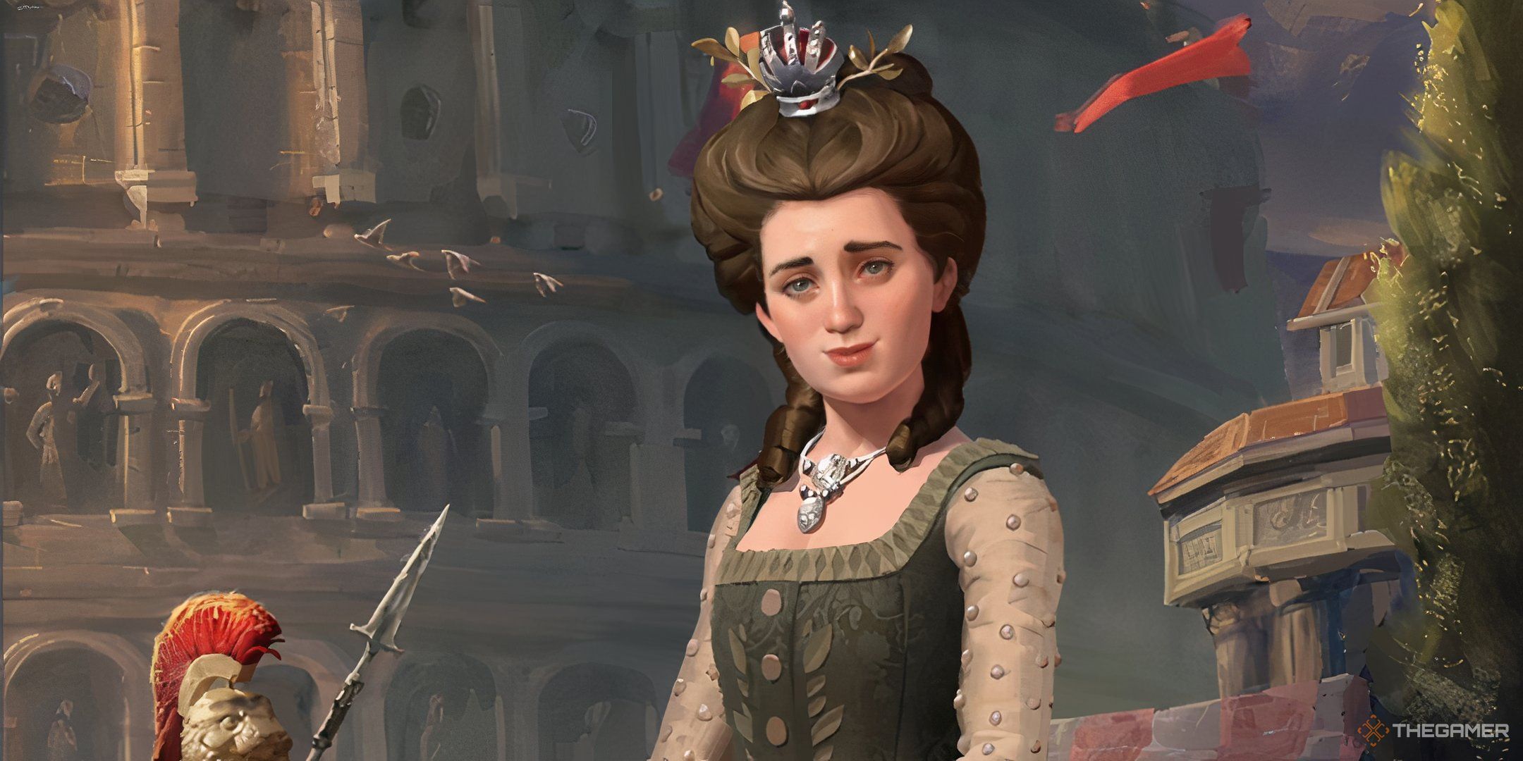 Catherine the Great's leader portrait in Civilization 7.