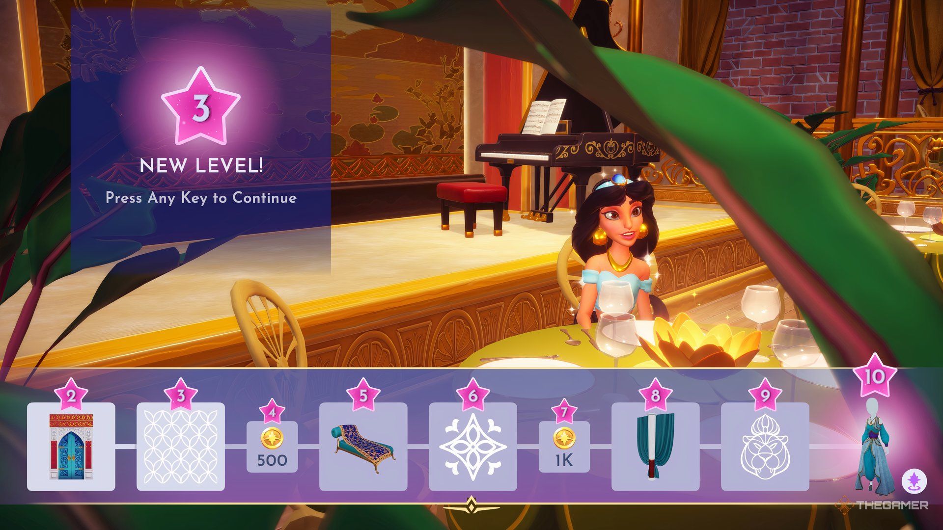 Jasmine&rsquo;s friendship rewards.