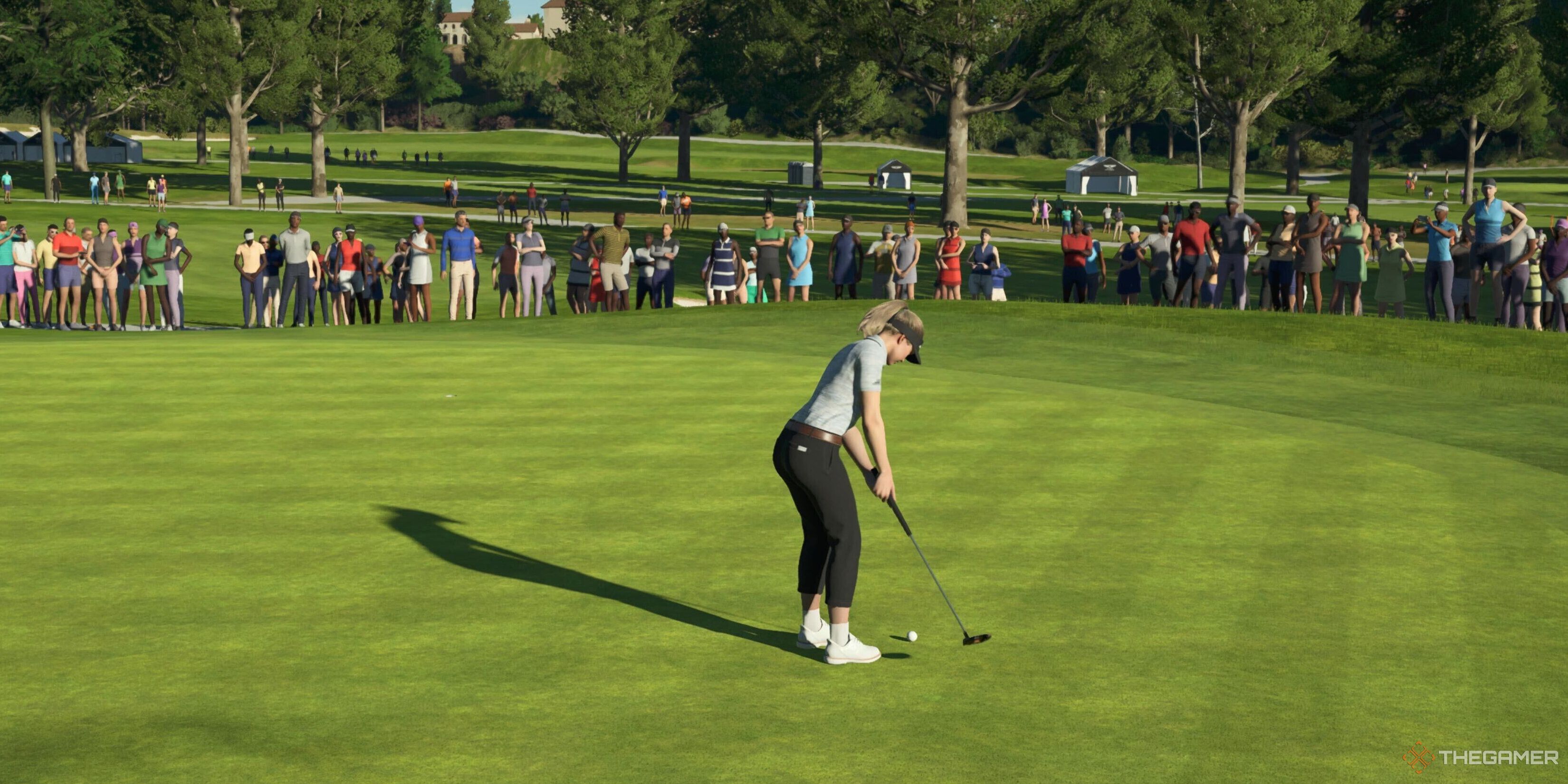 نحوه بازی به عنوان کریستوفر مک دونالد در PGA Tour 2K25 1 بازیکنی که در PGA Tour 2K25 قرار دارد.