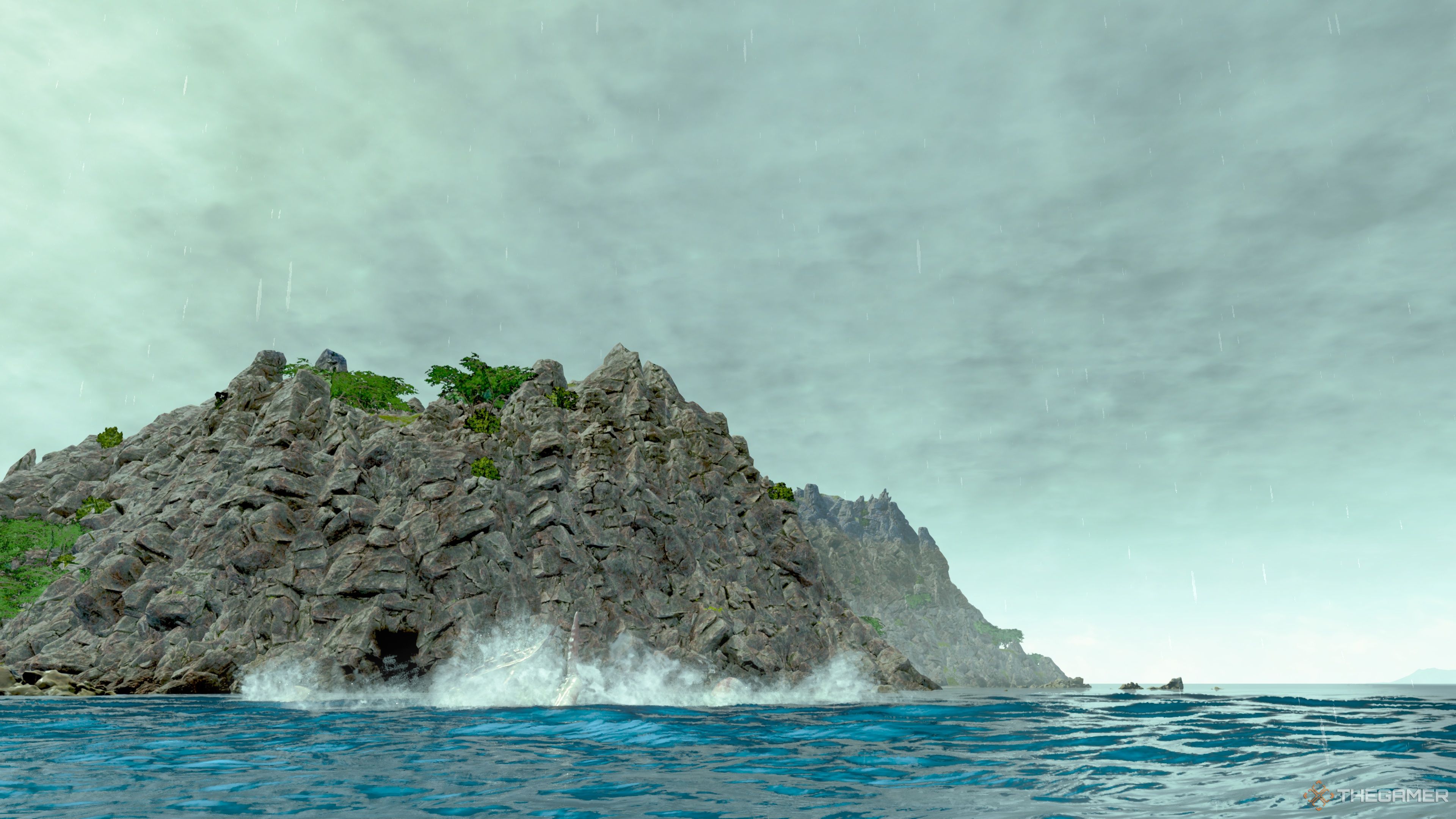 The Esperanza Treasure Island before the Giant Squid Battle in Like A Dragon: Pirate Yakuza In Hawaii.