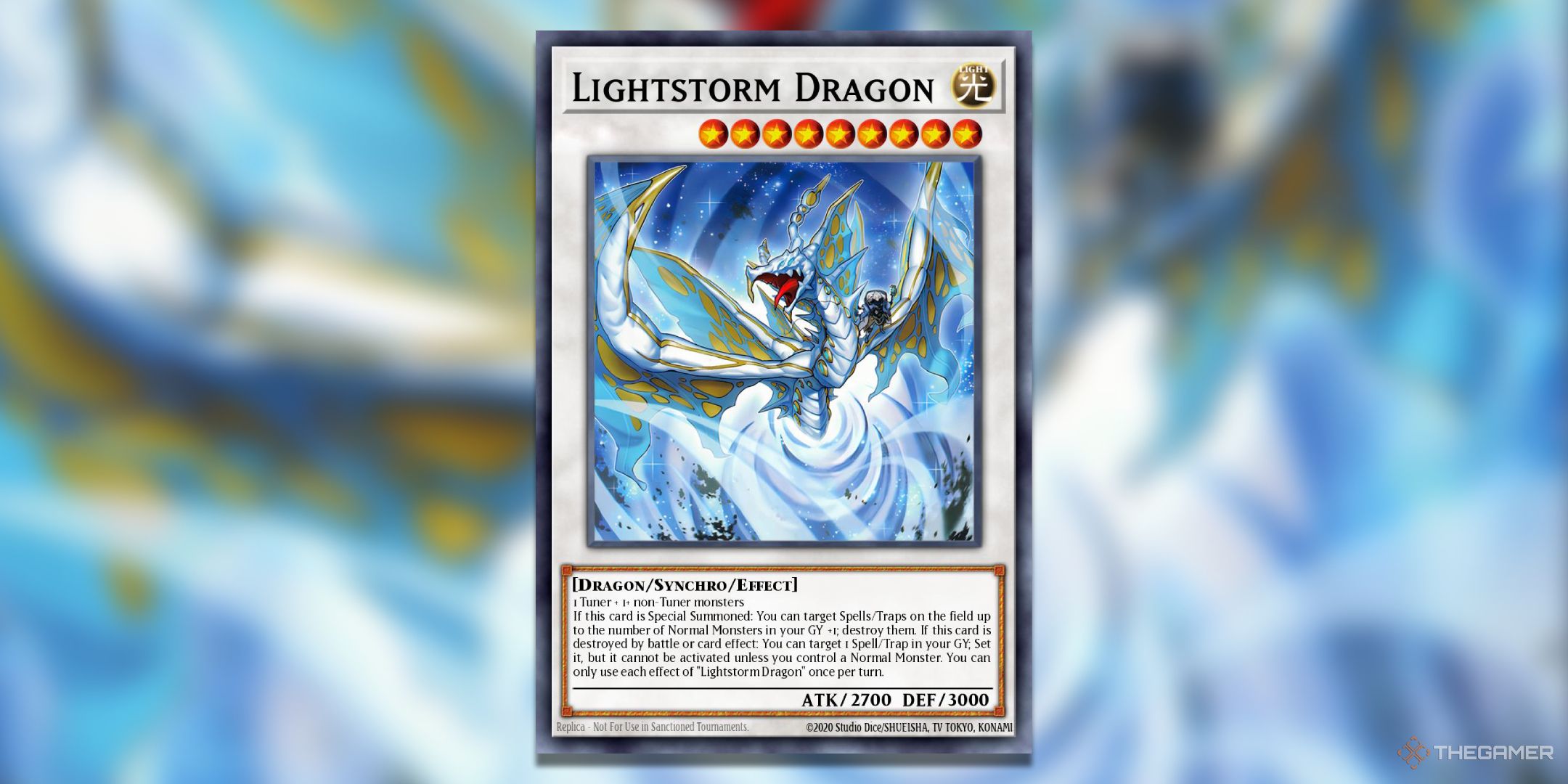 Lightstorm Dragon Yu-Gi-Oh! TCG Card Art.