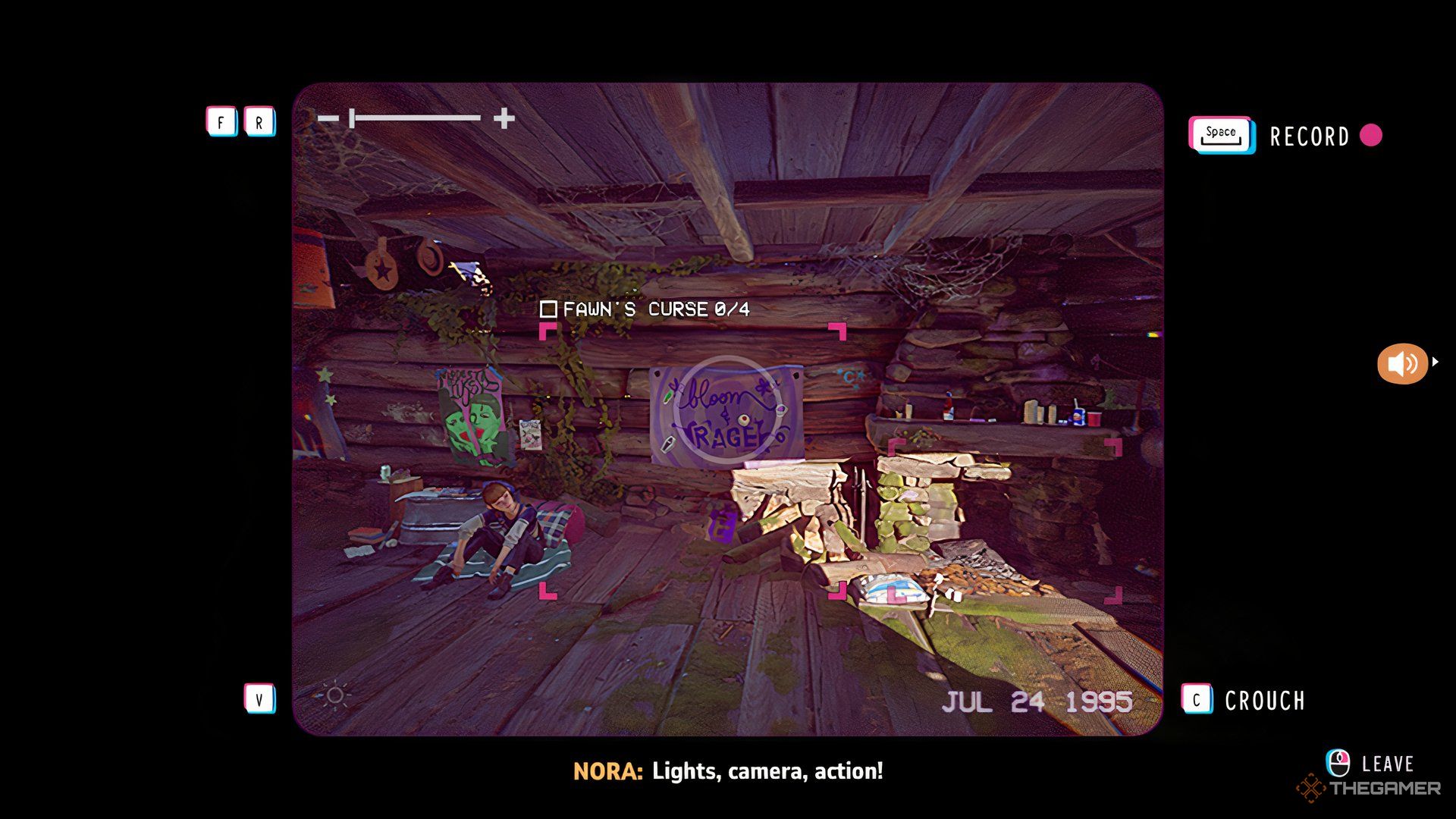 The cabin from in Lost Records: Bloom & Rage.