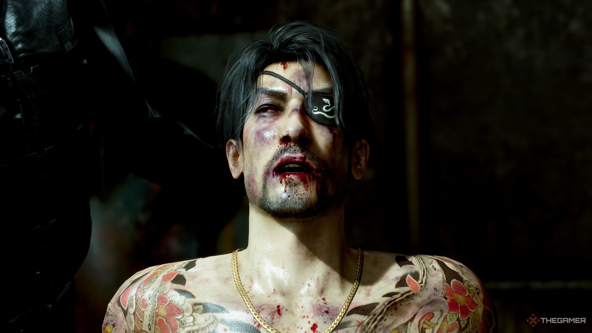 Majima beat up in Like a Dragon Pirate Yakuza in Hawaii.