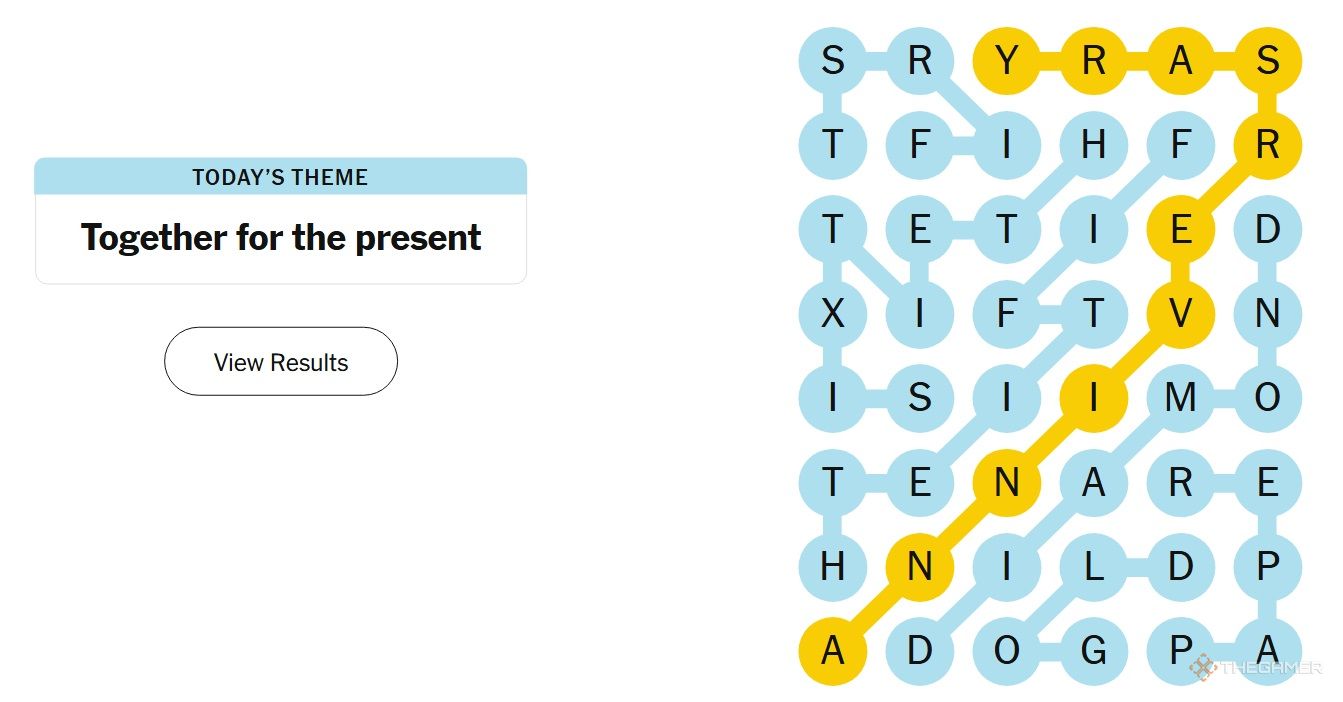 NYT Strands answers for February 20, 2025.