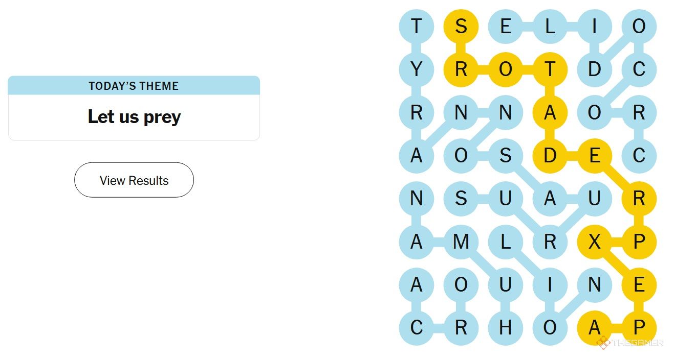 NYT Strands answers for March 1 2025.