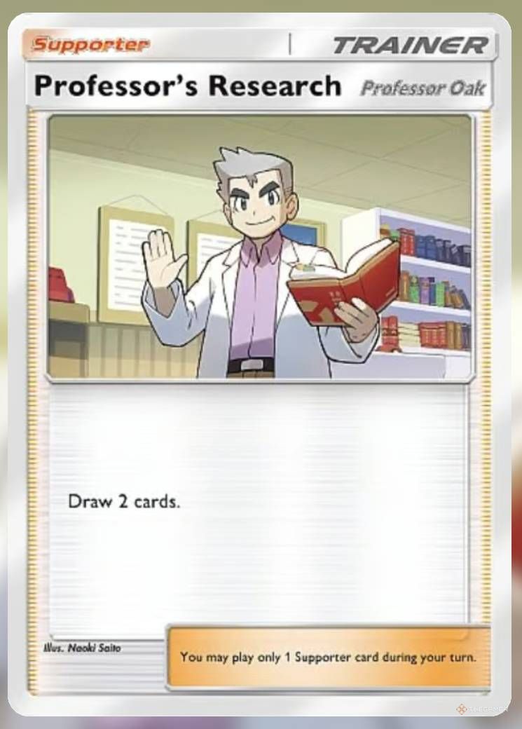 Professor's Research Professor Oak Supporter in Pokemon Trading Card Game Pocket