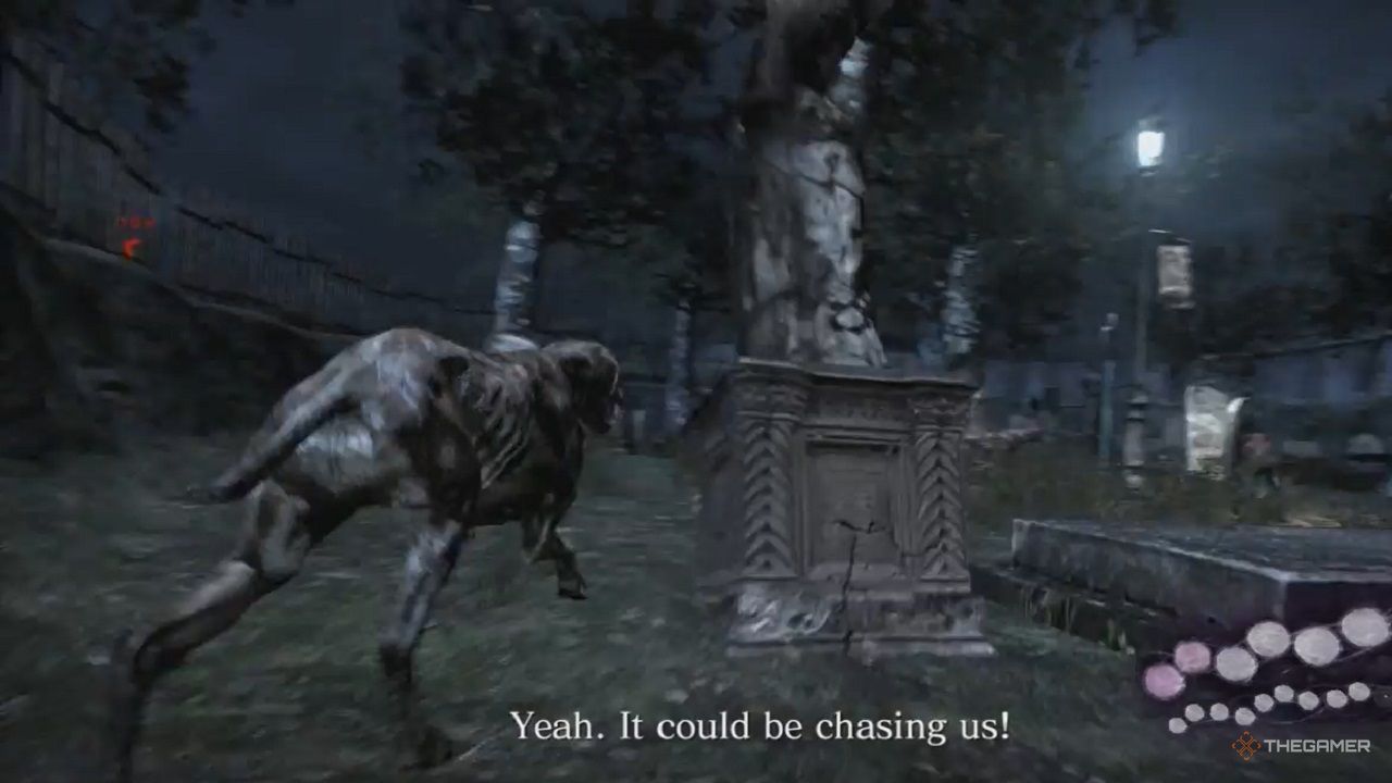 A zombie dog hunts agents in Resident Evil 6.
