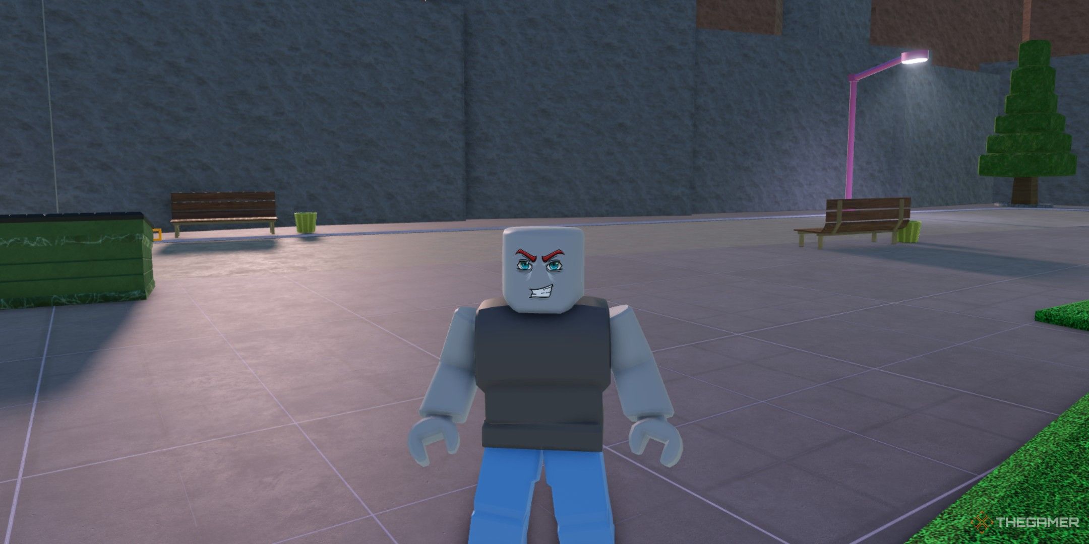 a player in Baddies Brawl on Roblox