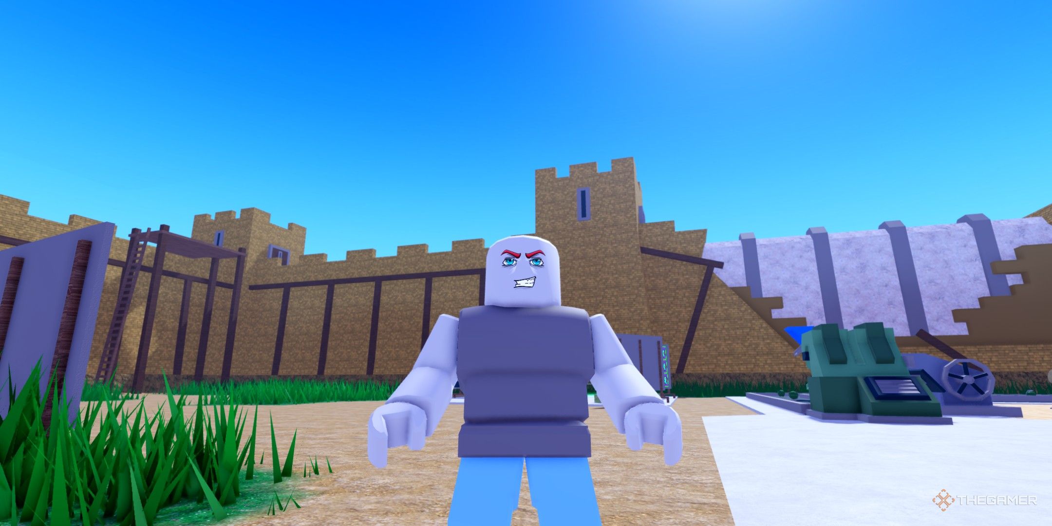 a player in WWII Tycoon on Roblox