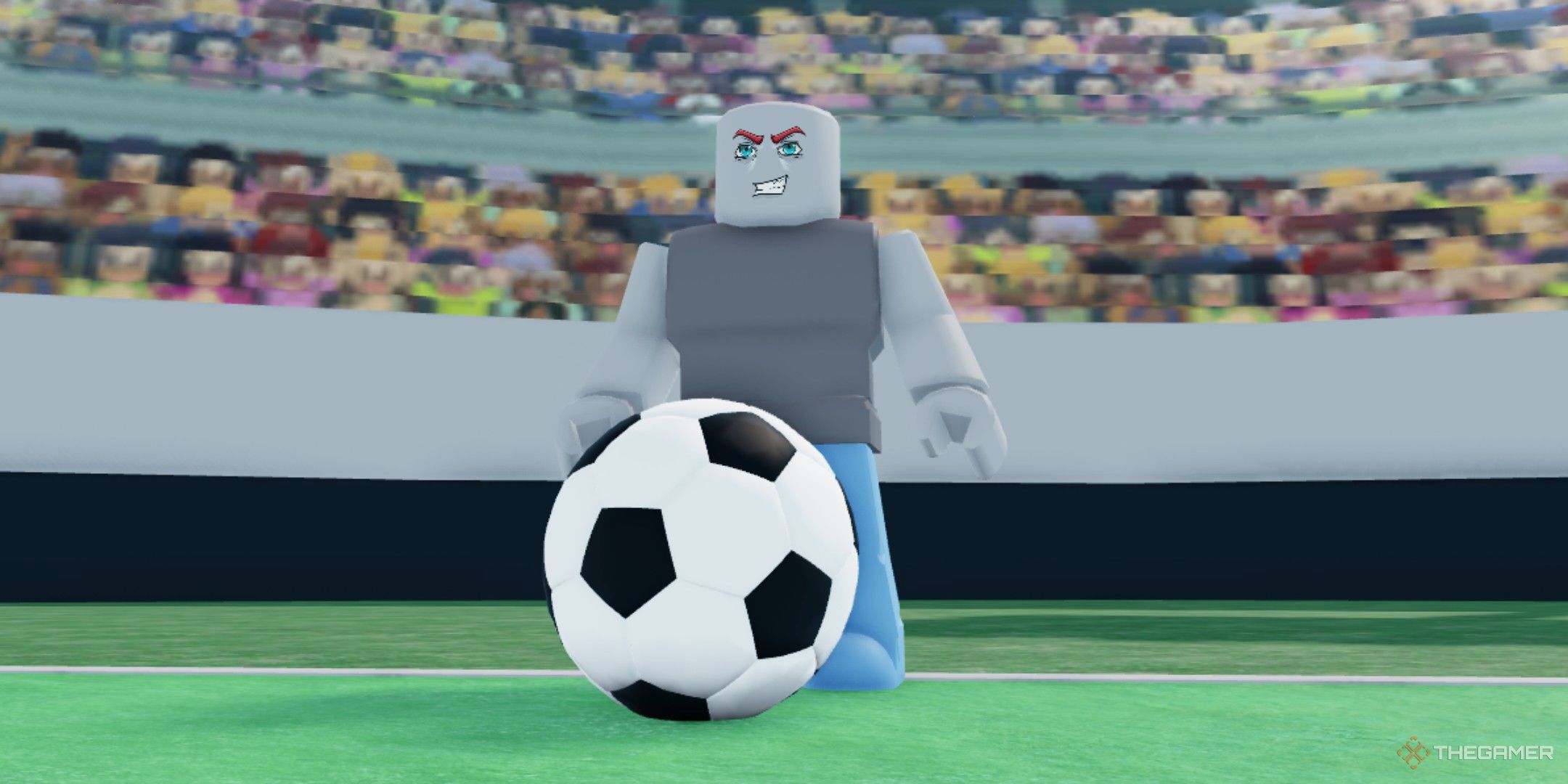 a player in Super Free Kick on Roblox