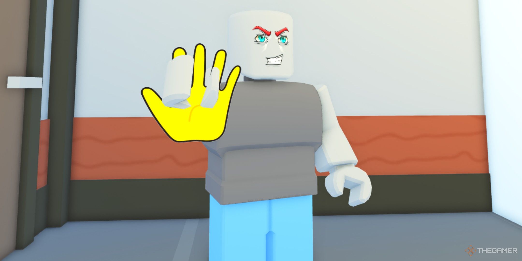 a player in Disch on Roblox