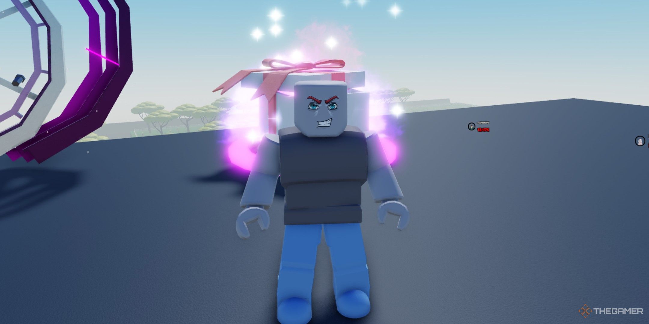 a player in Be a Peanut on Roblox