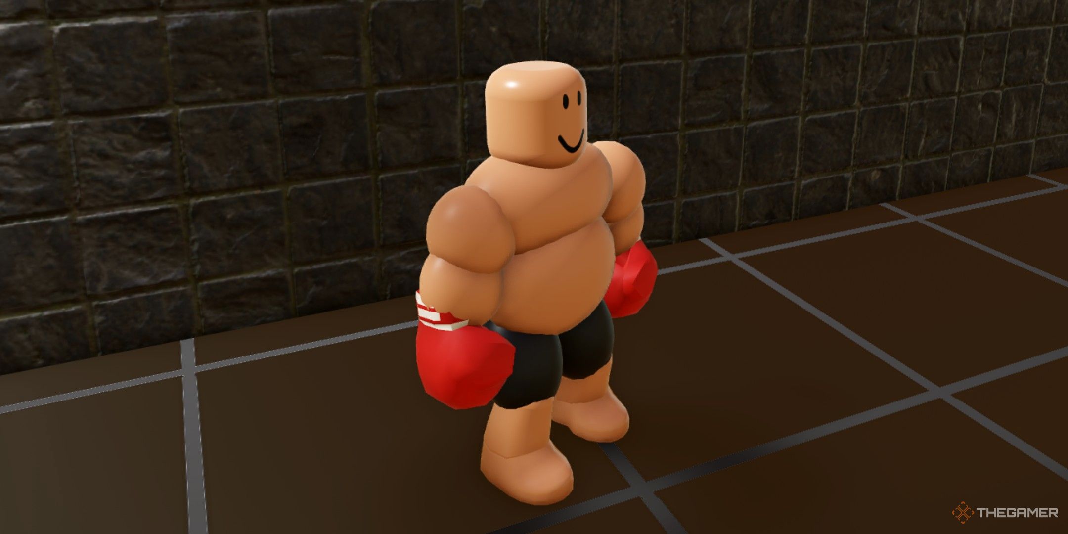a player in Boxing fitness simulator on Roblox