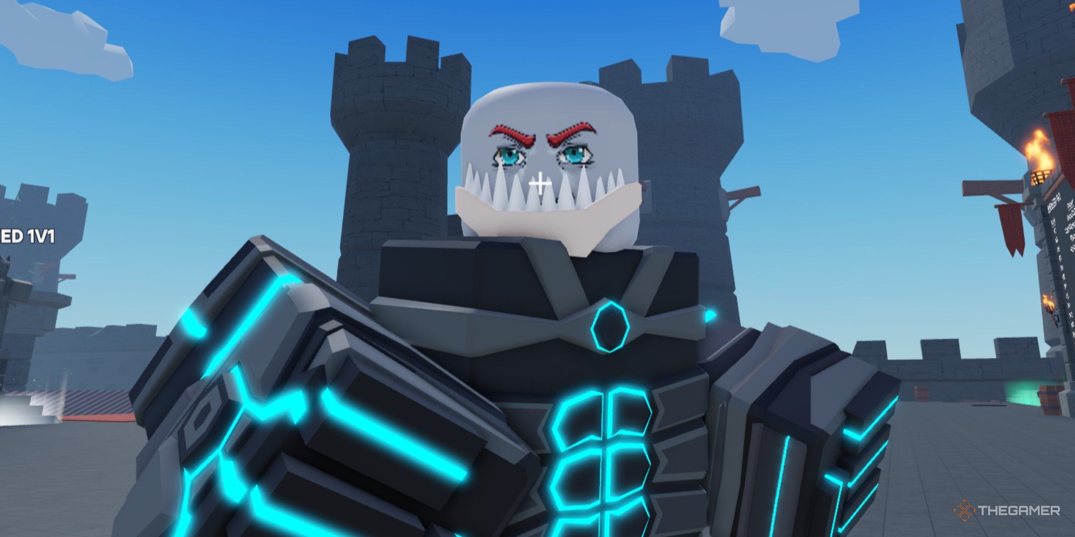 a player in RAMPANT REBORN on Roblox