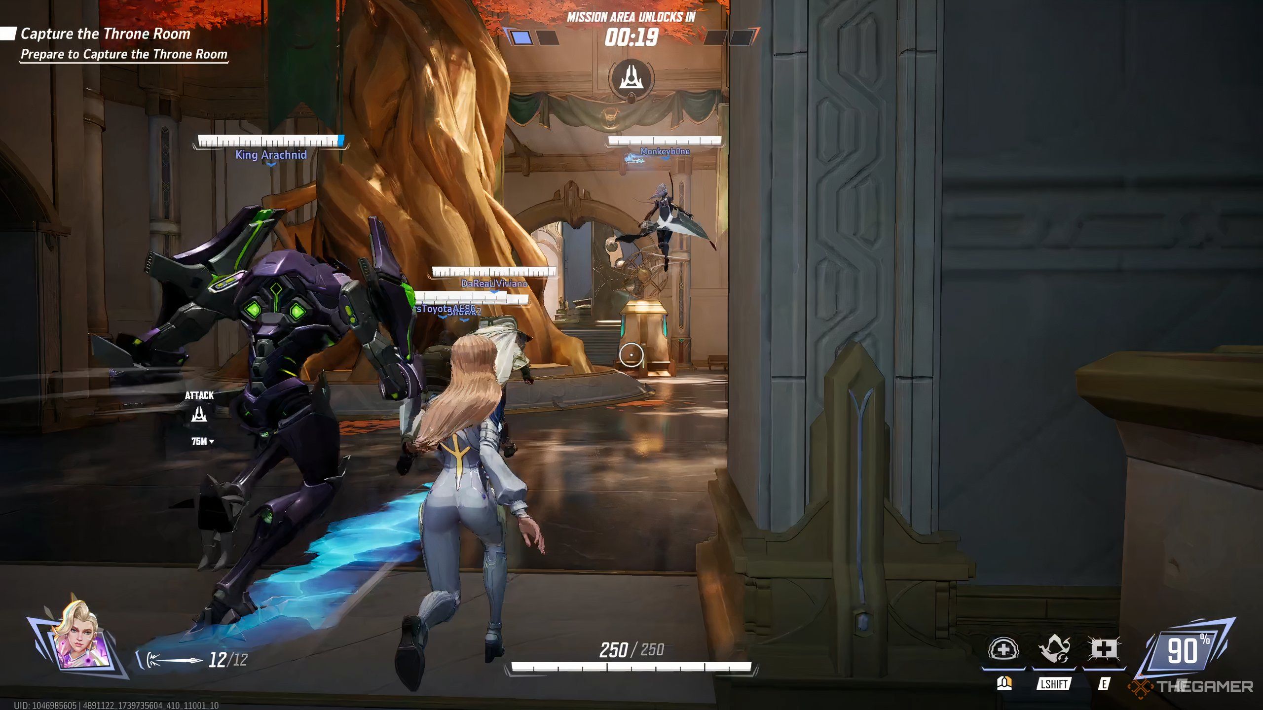 Cloak & Dagger preparing to attack during a match in Marvel Rivals. 