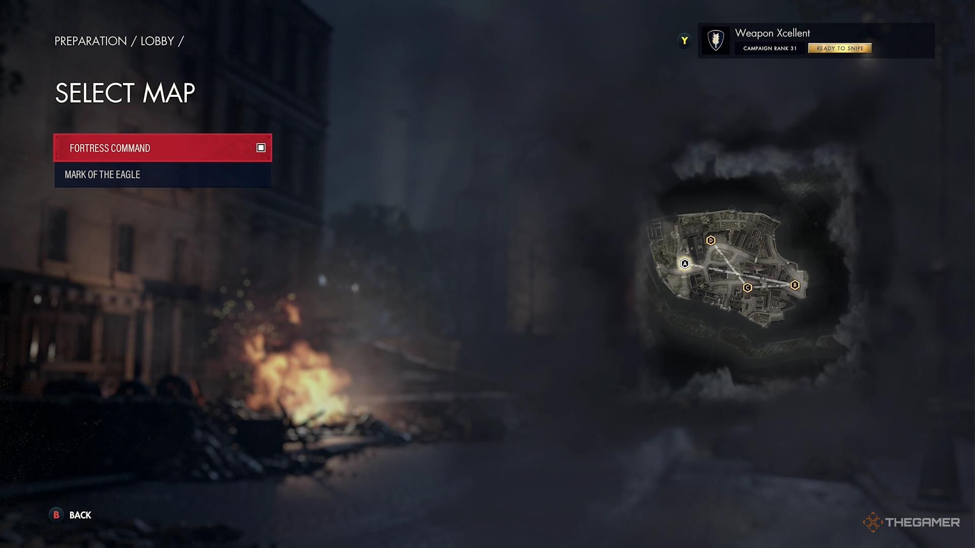 Fortrest command in survival mode.