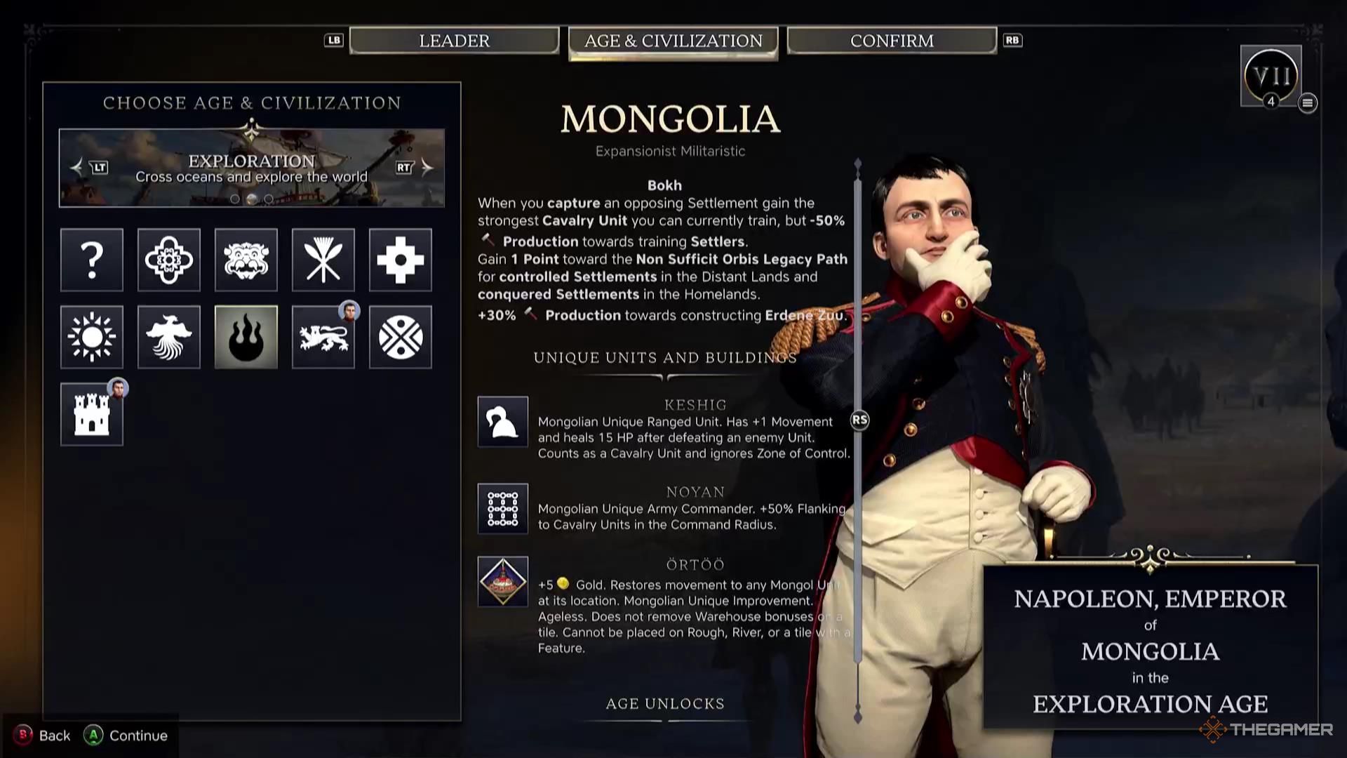 The Mongolia civilization in Civilization 7.