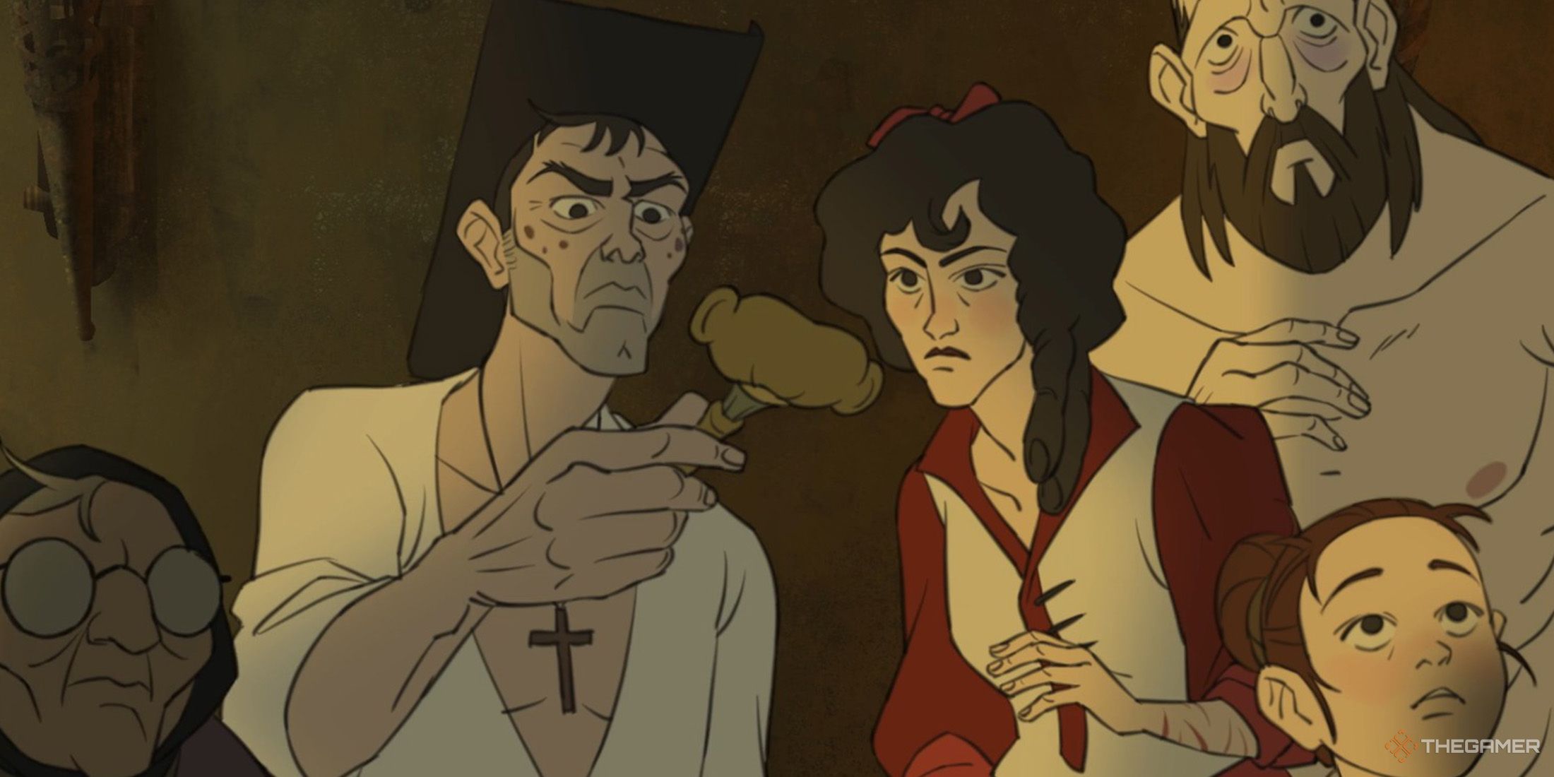 The party receives a strange key from the Panecillo and Alfredo holds the key in The Stone Of Madness