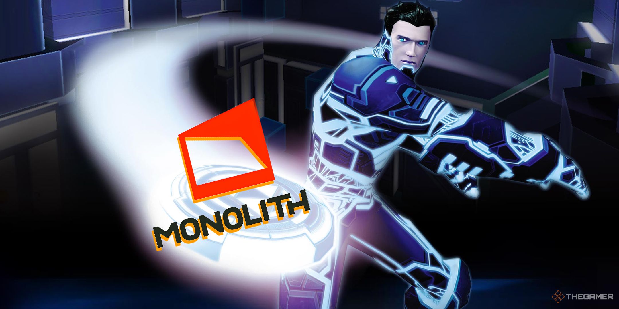 Tron 2.0 and the Monolith logo.