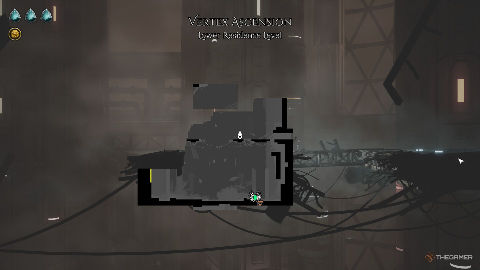 Viewing the map in Somber Echoes.