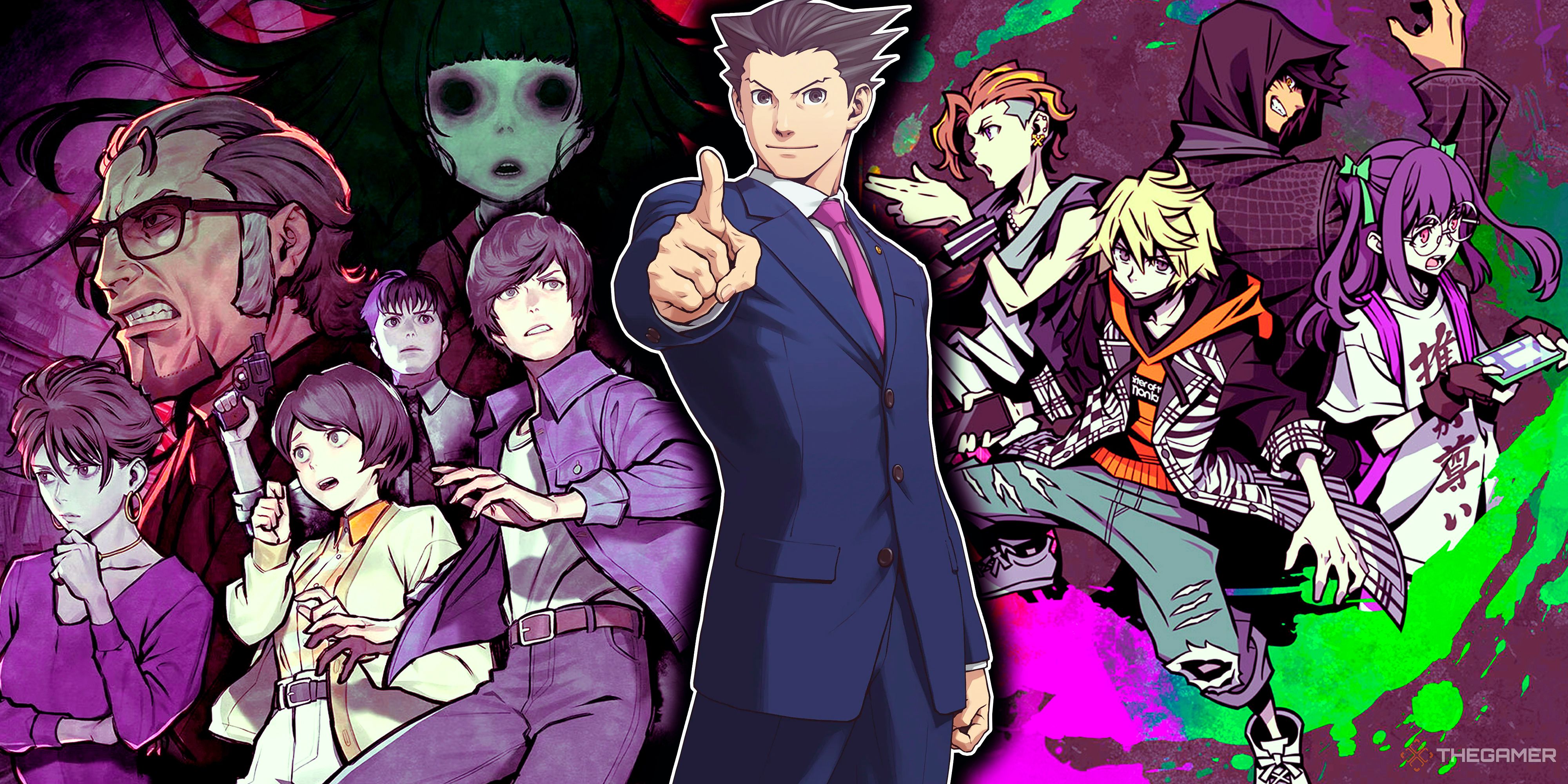 Paranormasight: The Seven Mysteries Of Honjo, Phoenix Wright Ace Attorney Trilogy and  NEO: The World Ends With You.