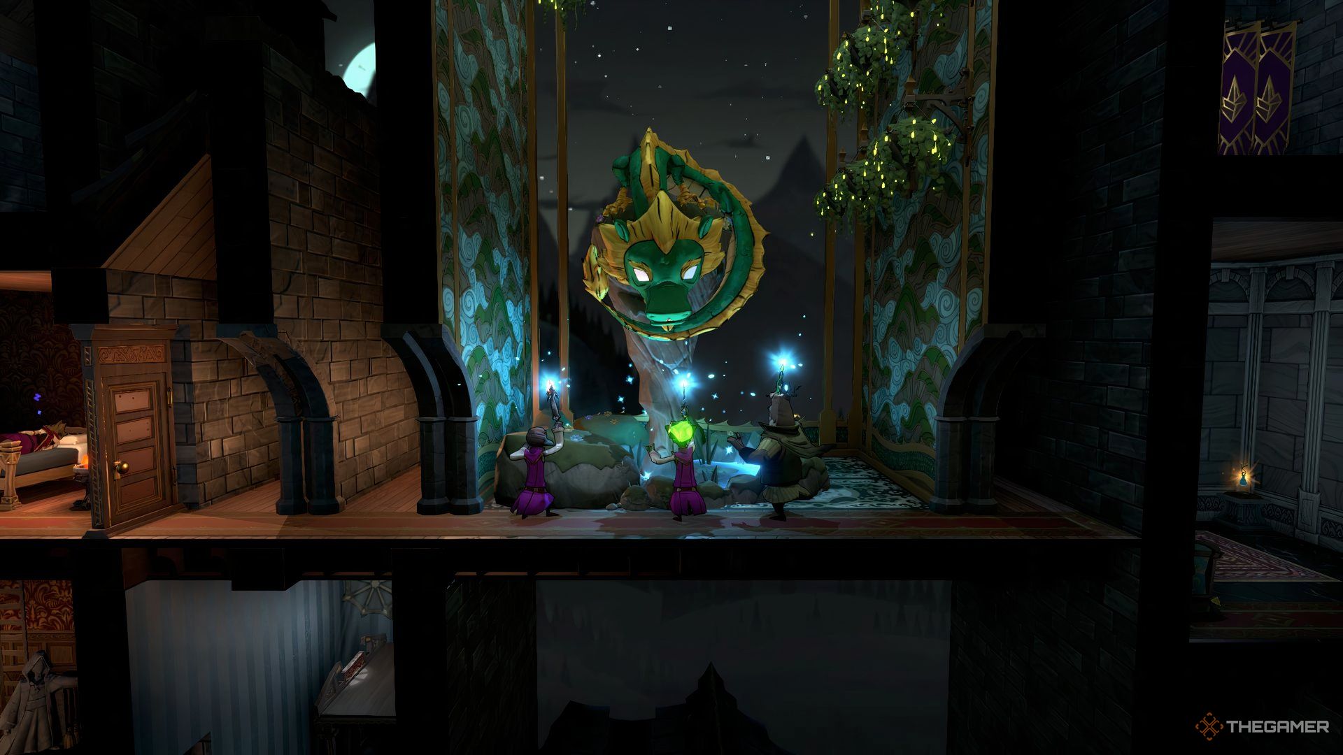 Mind Over Magic&rsquo;s Jade Dragon is raised from a adolescent to an adult by a trio of ritualists.