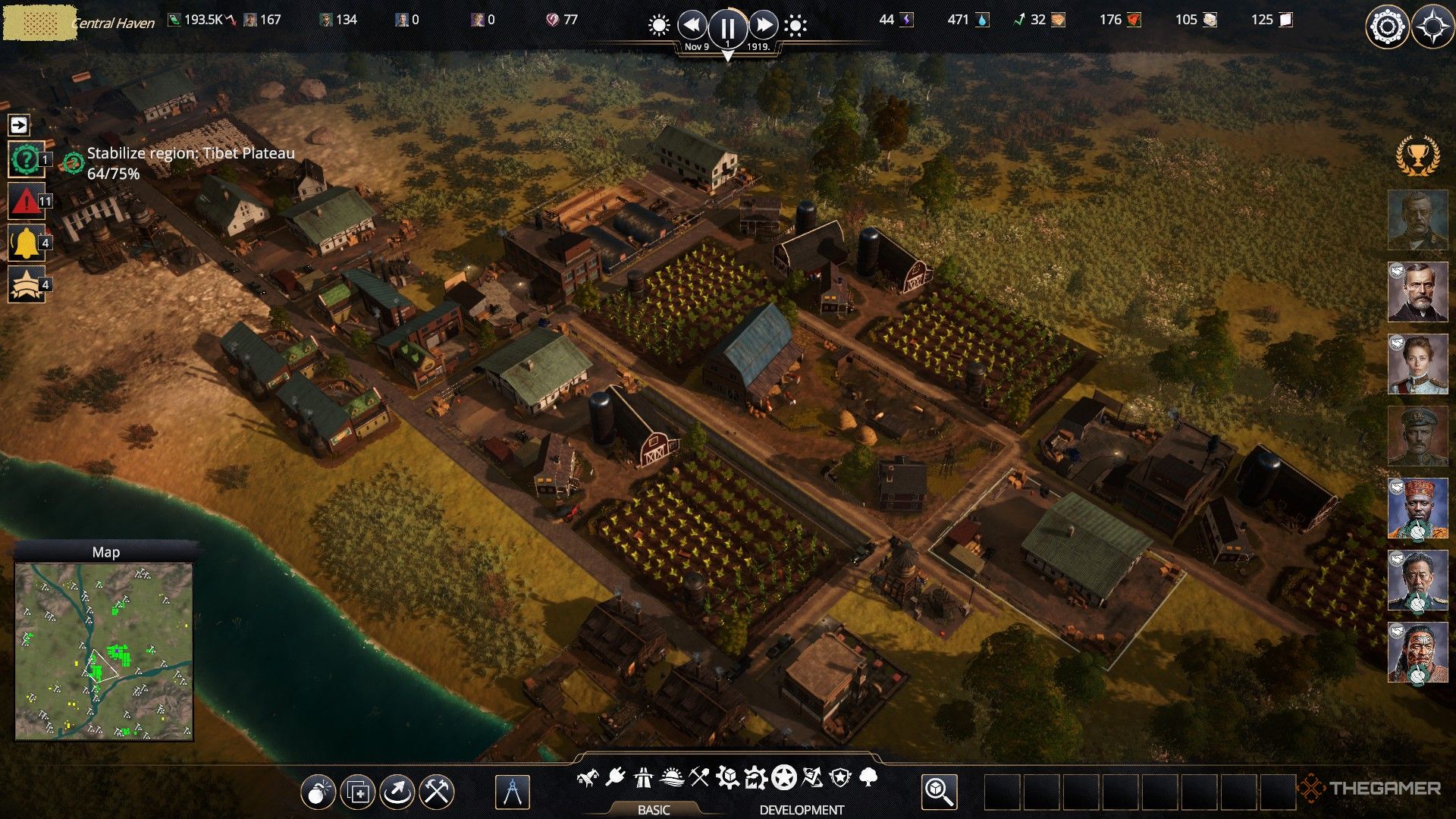 a midsize group of farms, ranches, and bakeries supply factories that produce food rations in kaiserpunk.